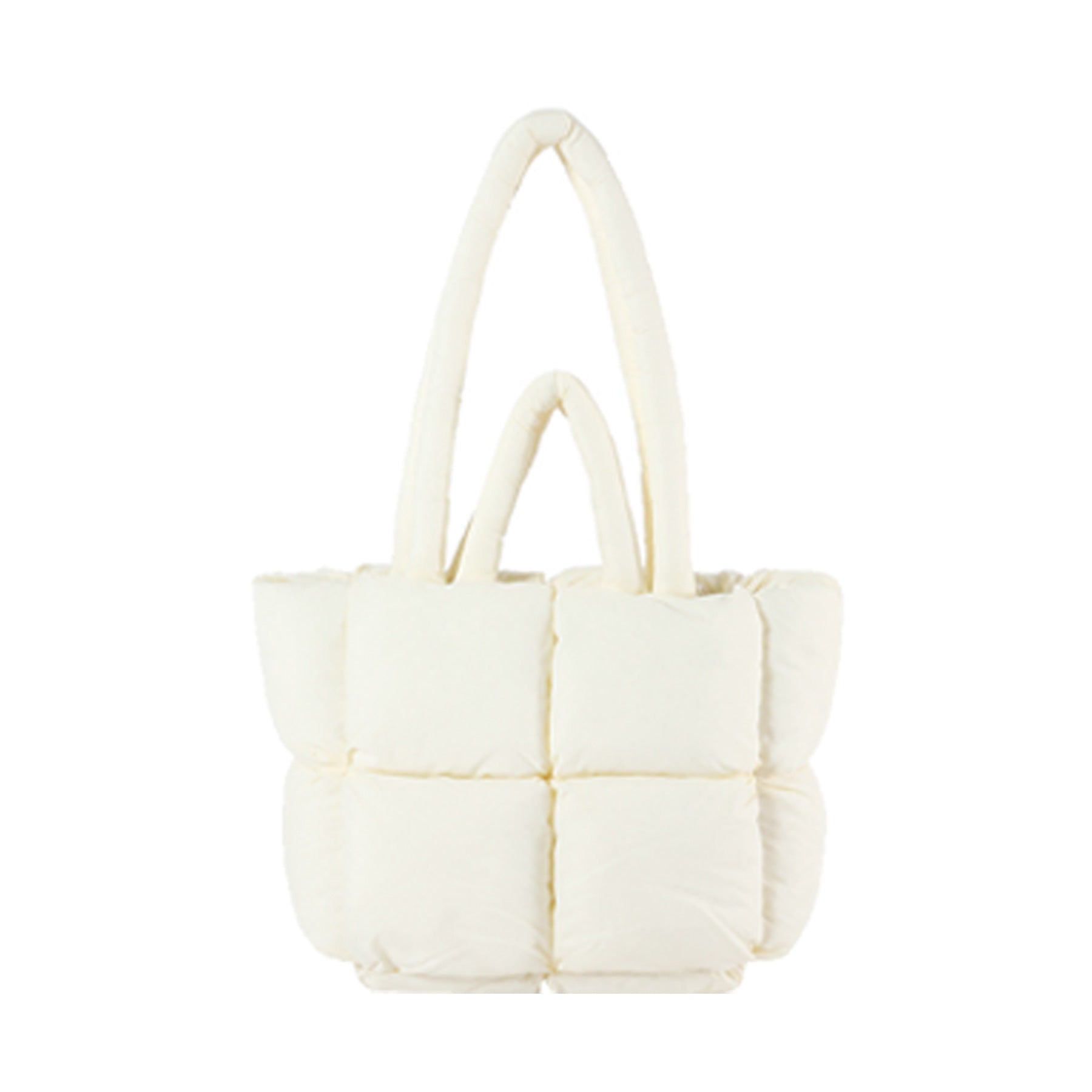 Large Quilted Puffy Handbag