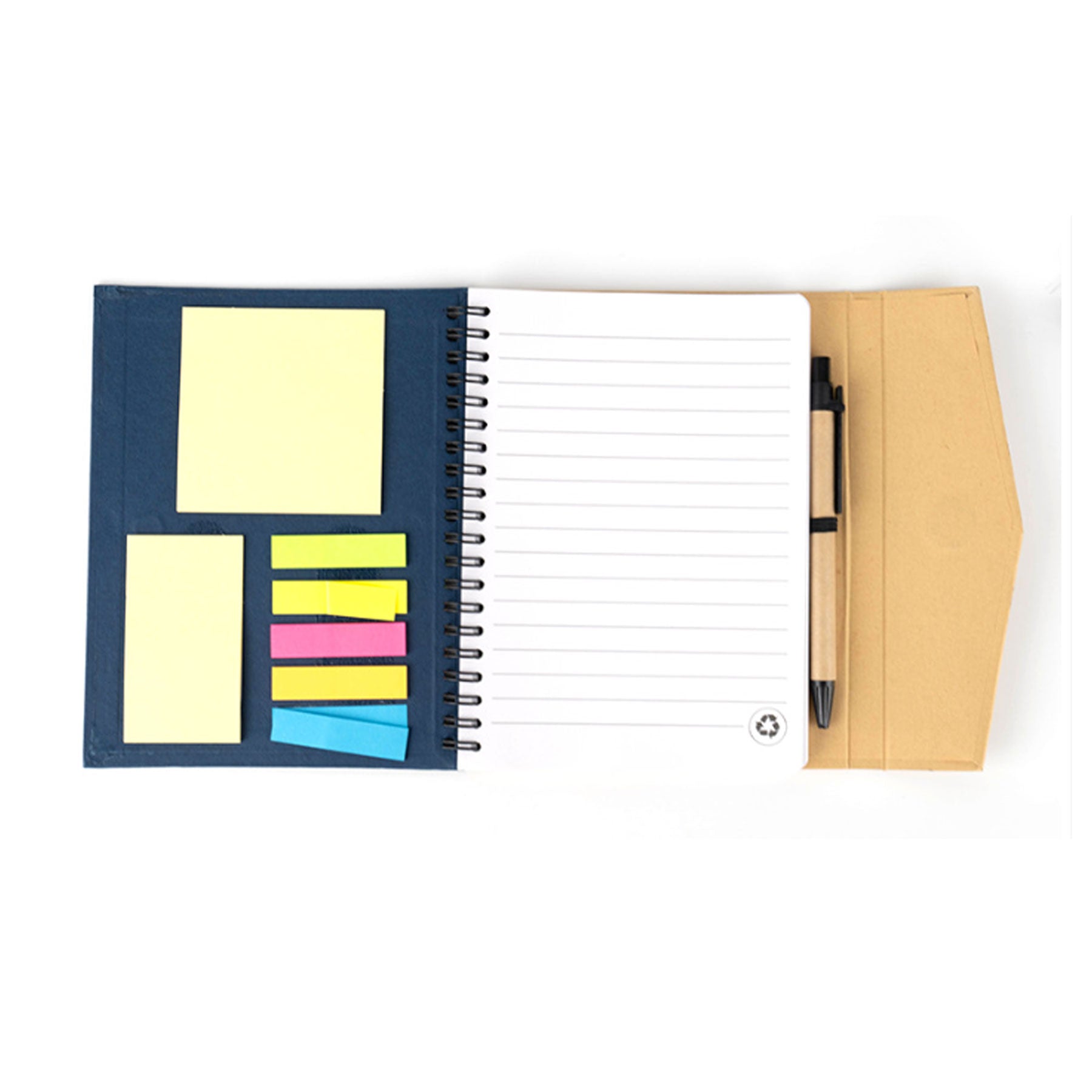 Magnetic Coil Notepad With Pen