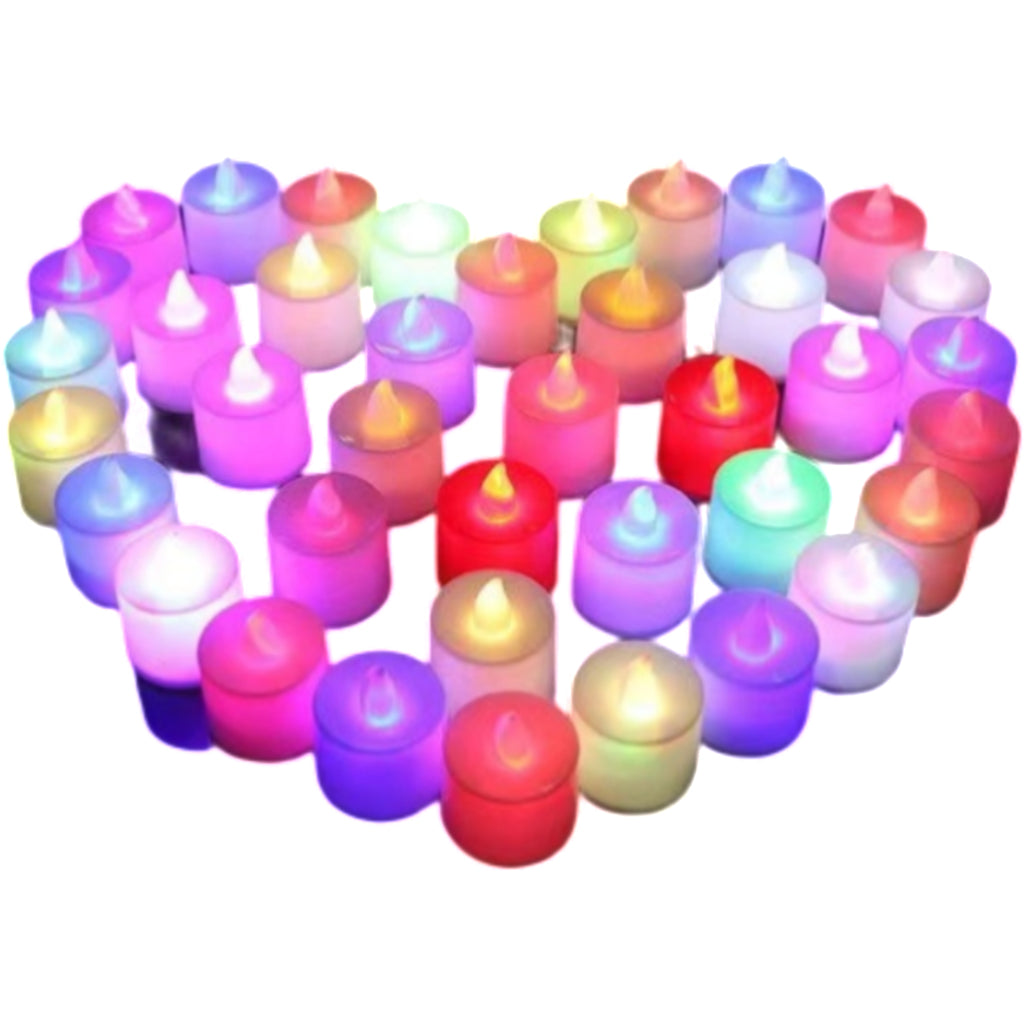 Colorful Electronic Candle Light With Screw