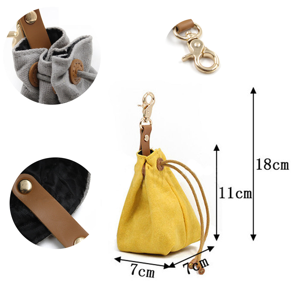 Canvas Pet Treat Bag Dog Training Pouch