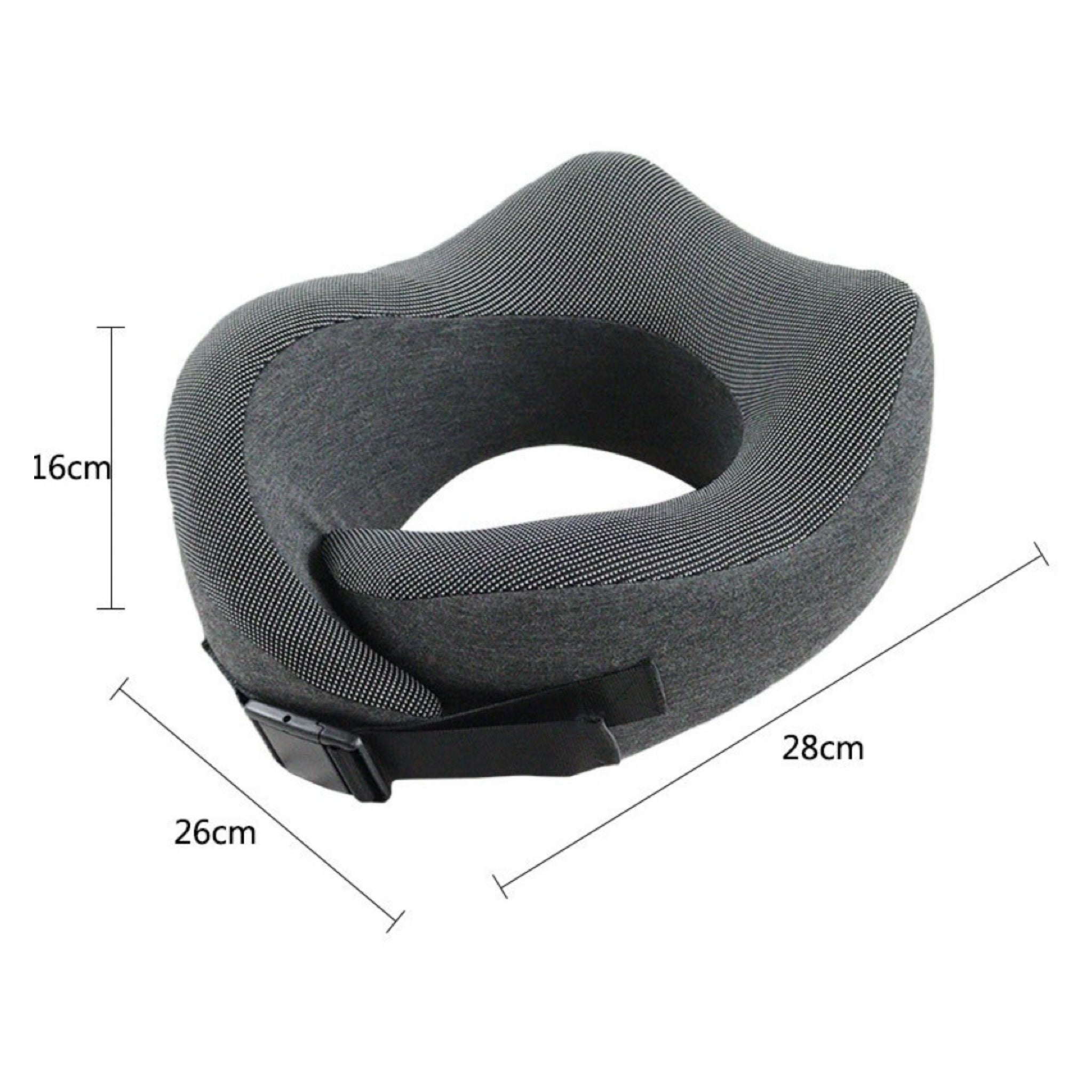 Collapsible Memory Foam U-Shaped Pillow
