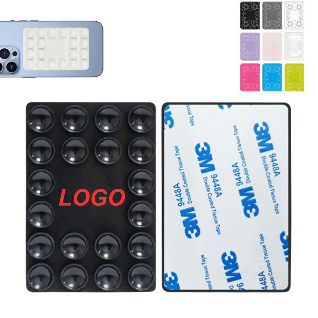 20 - Hole Single - Sided Silicone Phone Suction Cup Stand