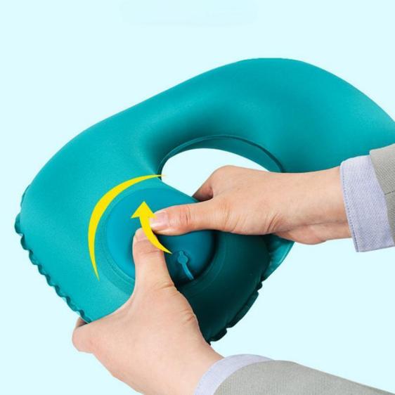 Portable Folding Inflatable Travel Neck U-Shaped Pillows For Adult