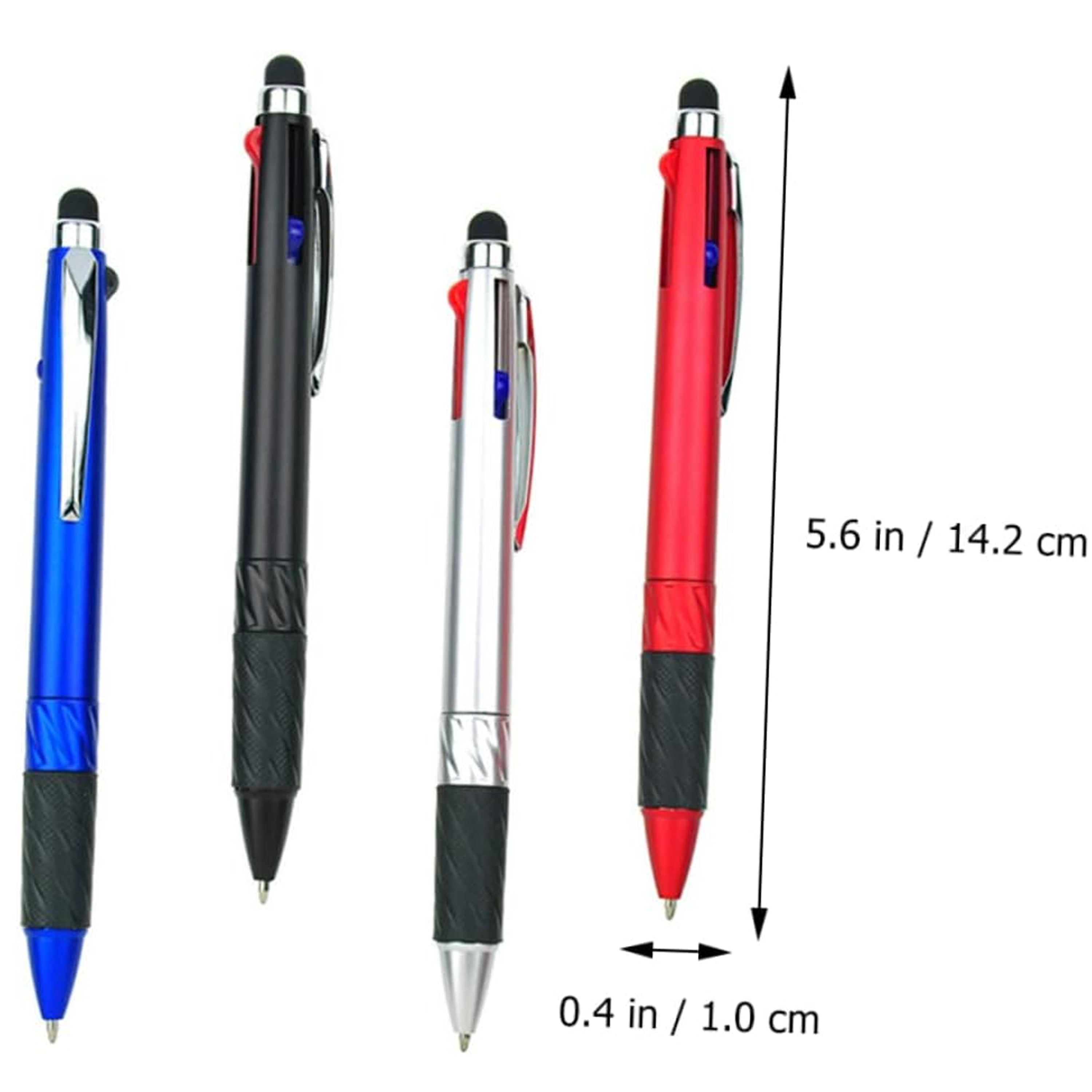 Multi-Functional 3-Color Ballpoint Pen With Stylus