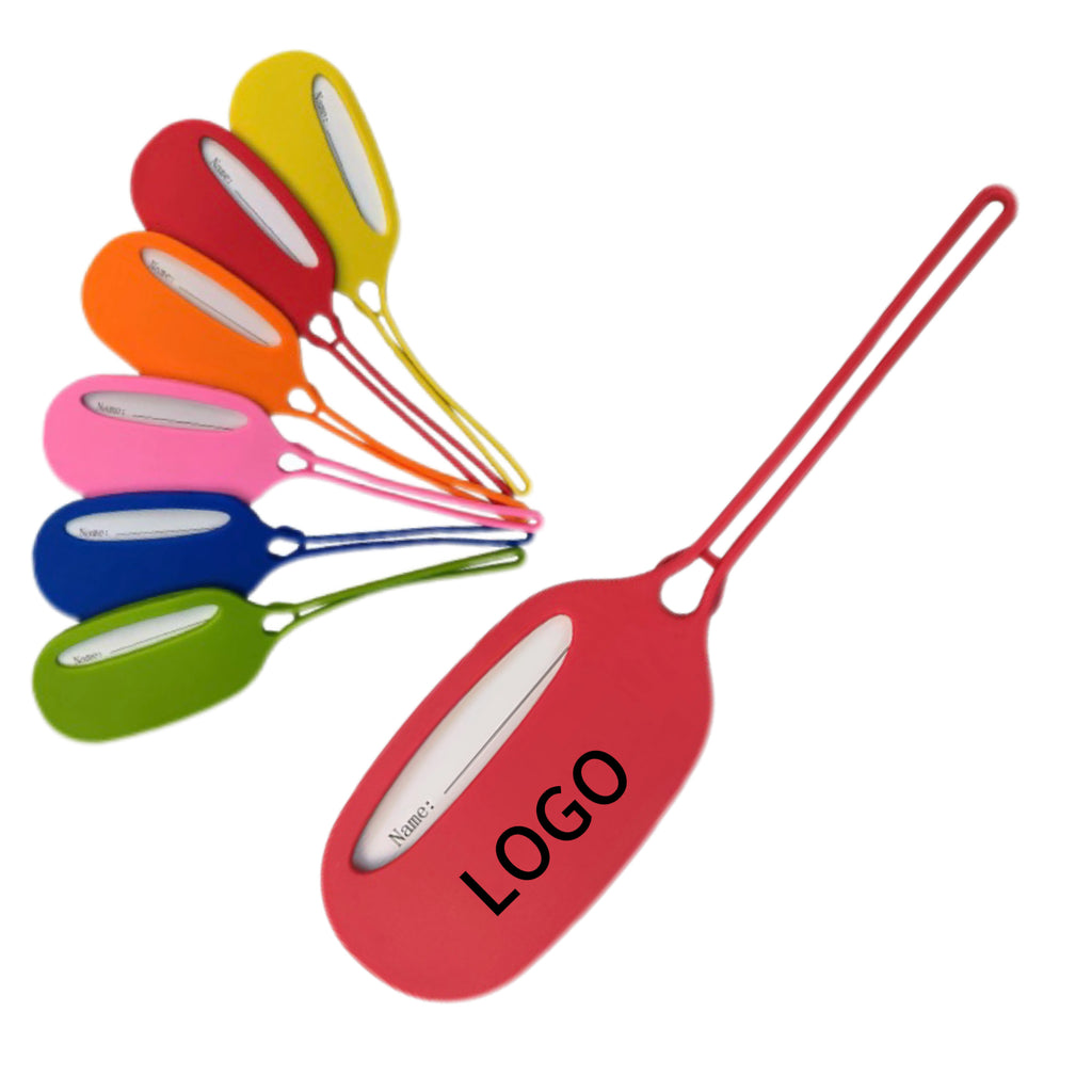 Oval Silicone Luggage Tag