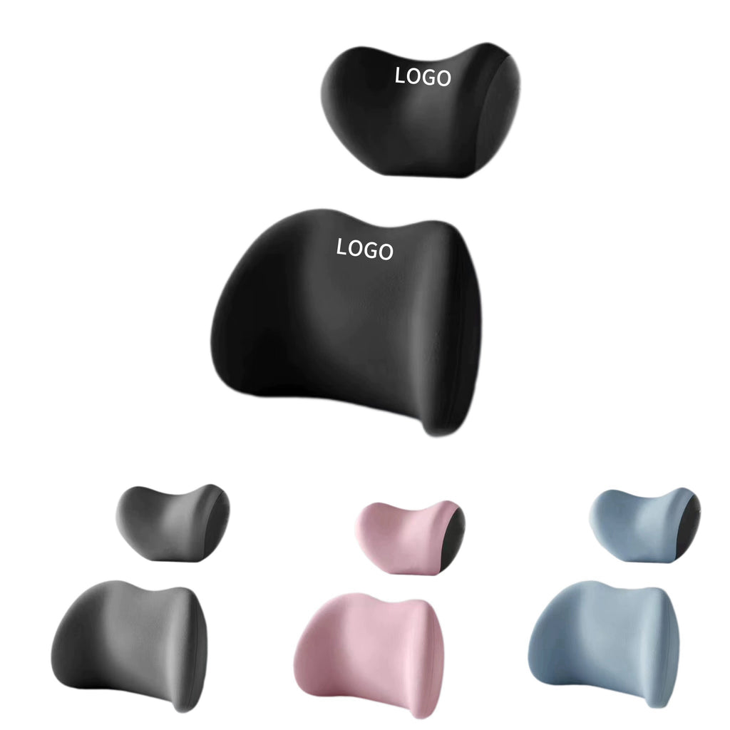 Car Headrest and Lumbar Support Set