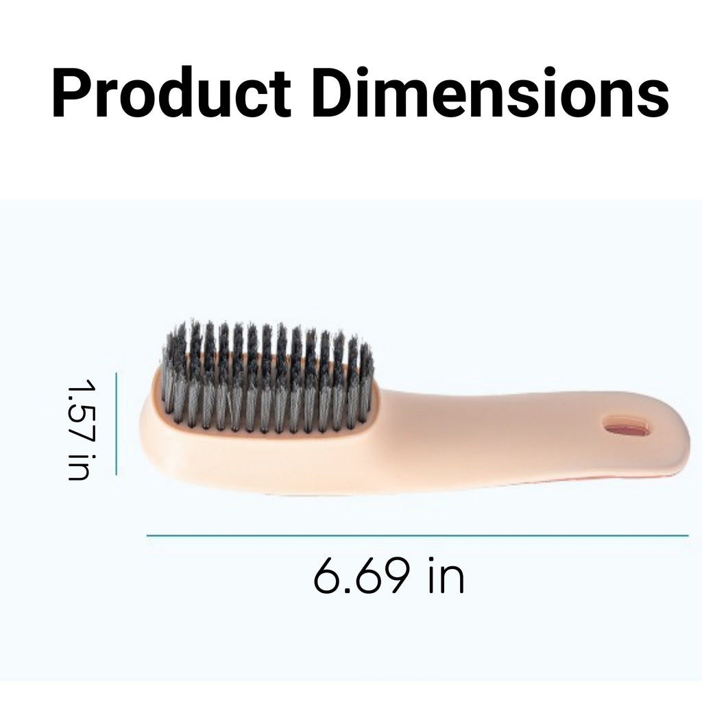 Plastic Long-Handled Shoe Brush