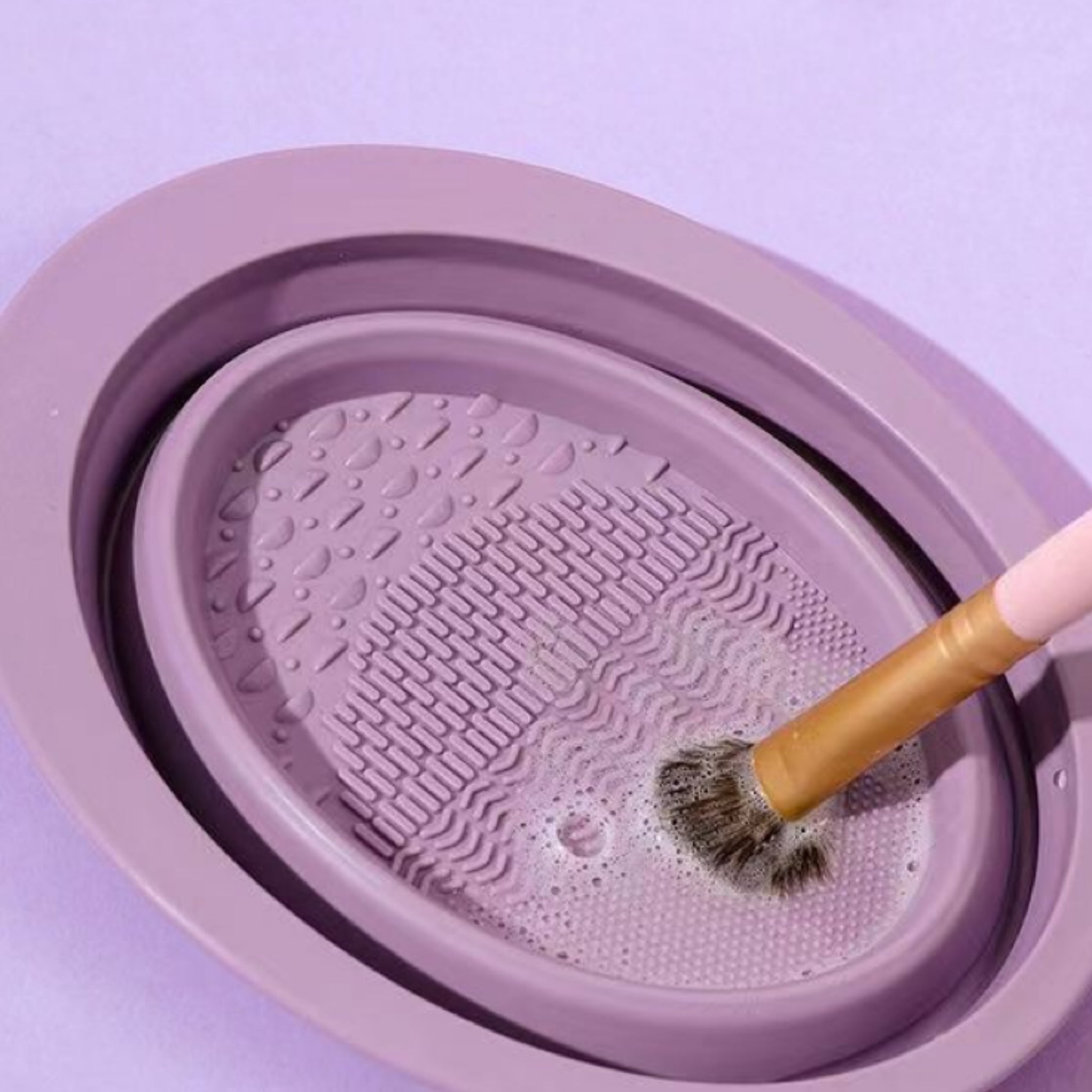 Silicone Collapsible Brush Cleaning Bowl