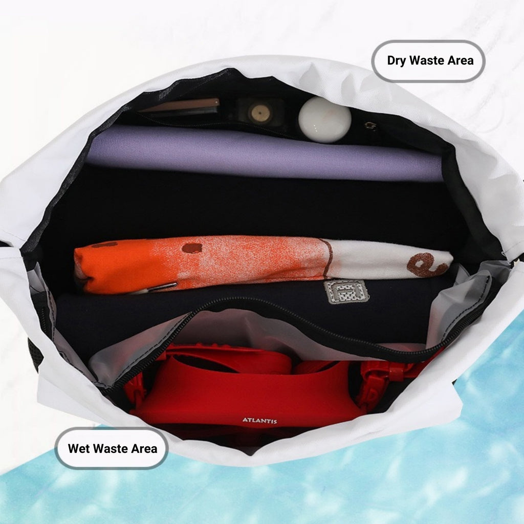 Stylish Minimalist Dry-Wet Separation Dual-Shoulder Backpack