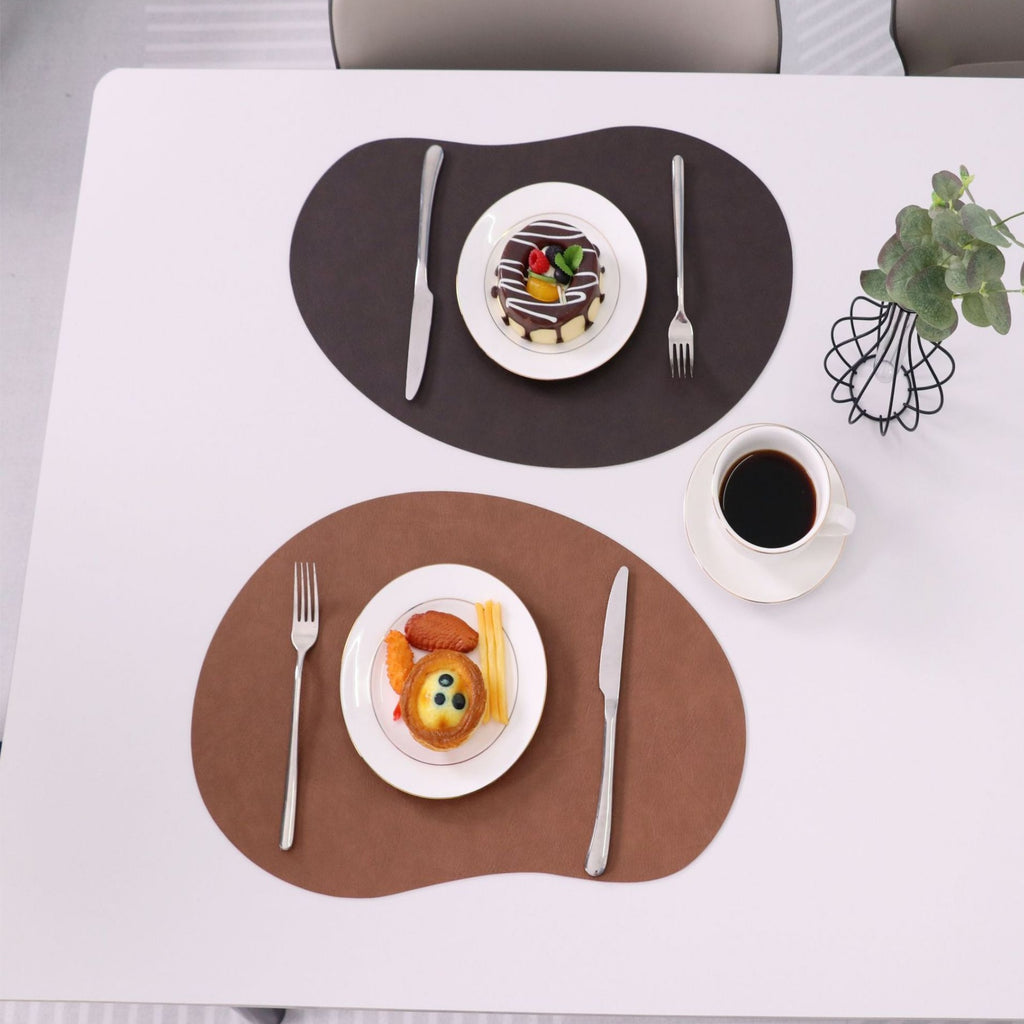 Irregular-Shaped Cowhide Texture Western Placemat