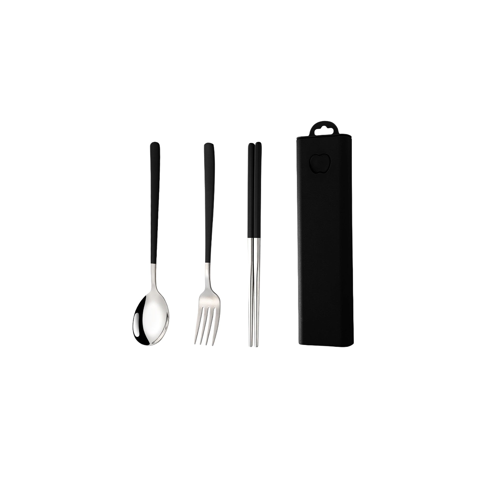 Stainless Steel Utensil Set-Spoon, Fork & Chopsticks