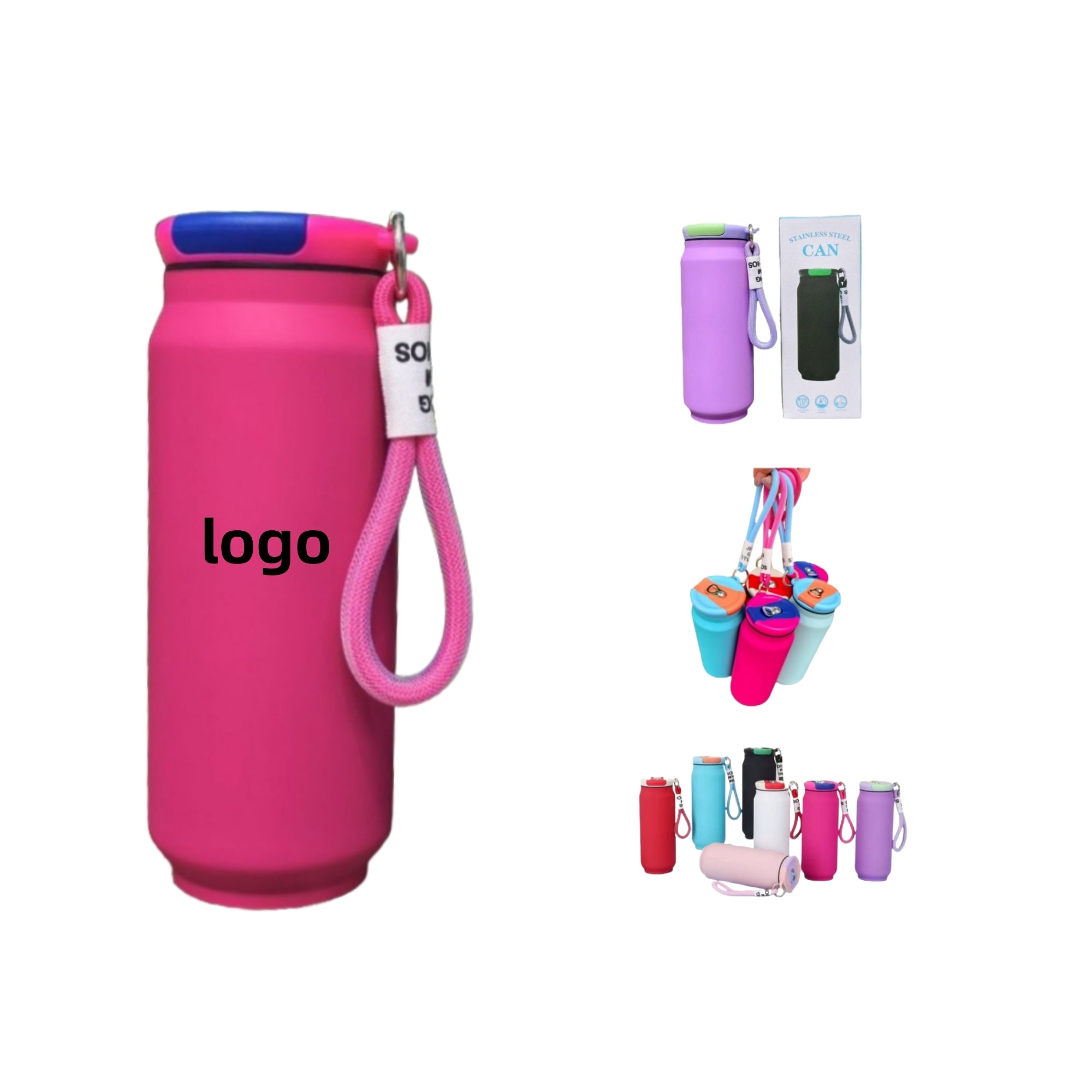 17 oz Stainless Steel Vacuum Insulated Tumbler for Cans