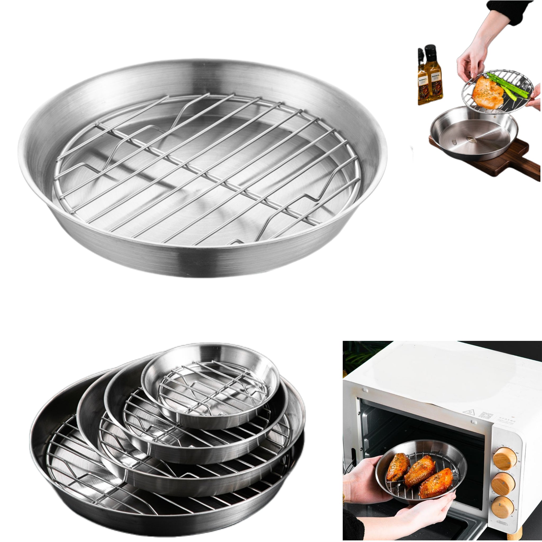 304 Stainless Steel Barbecue Baking Tray