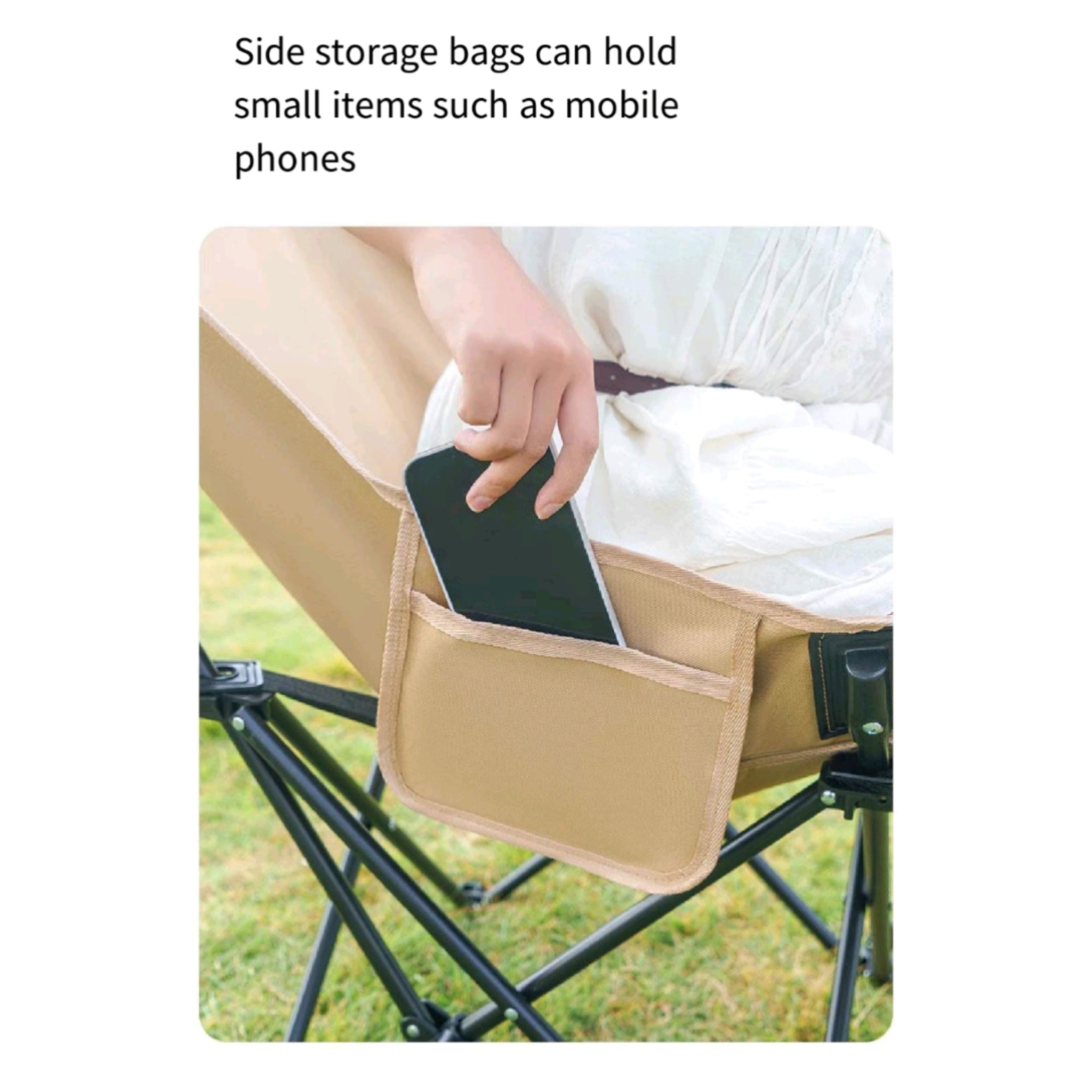 High Back Moon Chair With Footrest