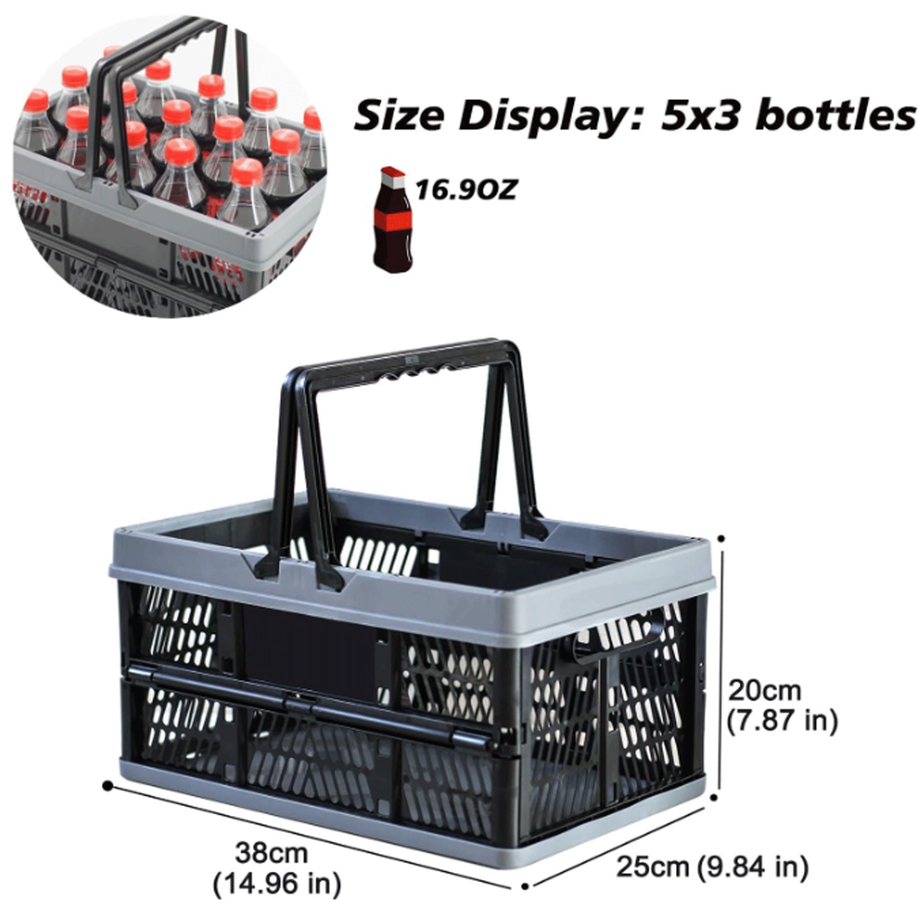Plastic Collapsible Storage Crate