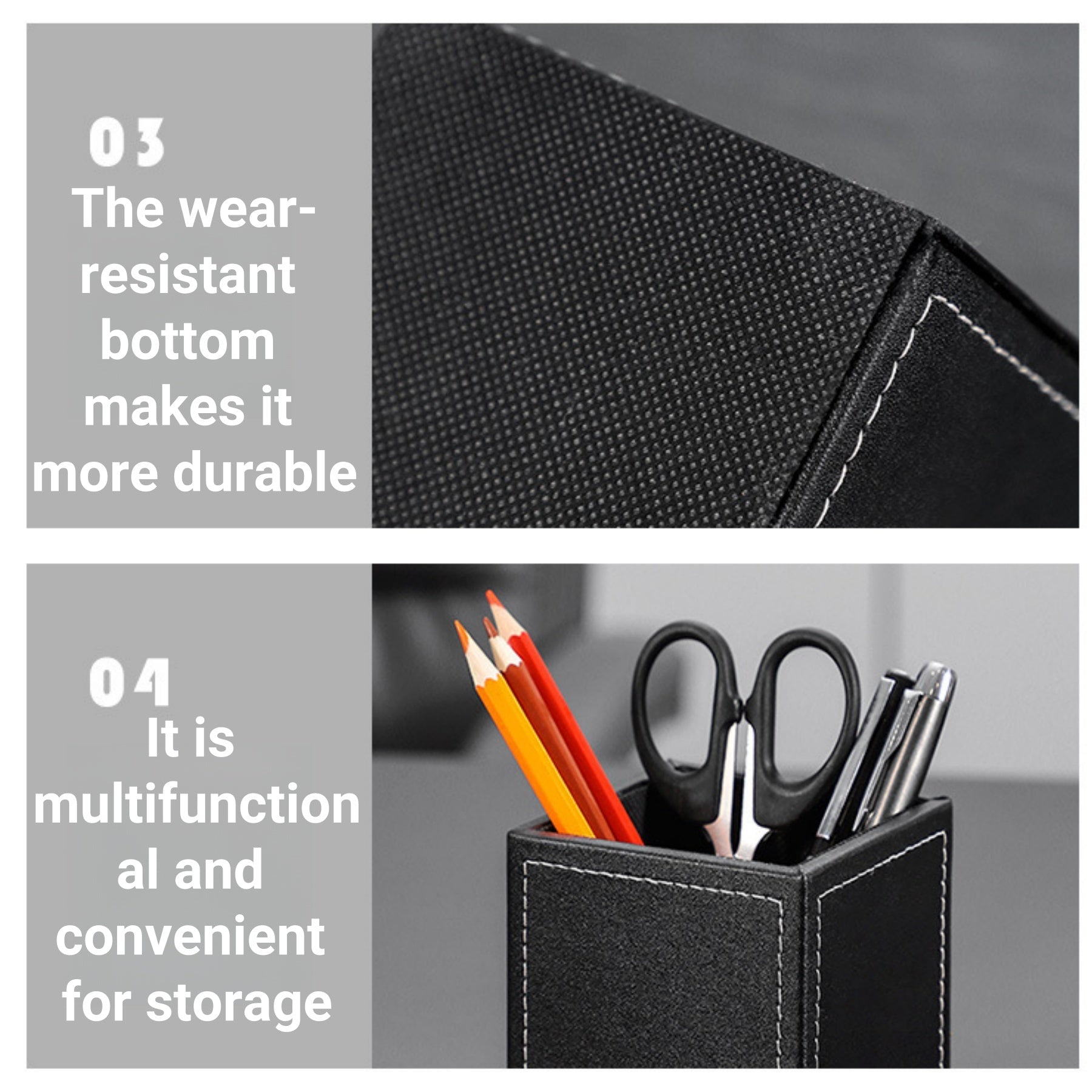 Simple Leather Pen Holder