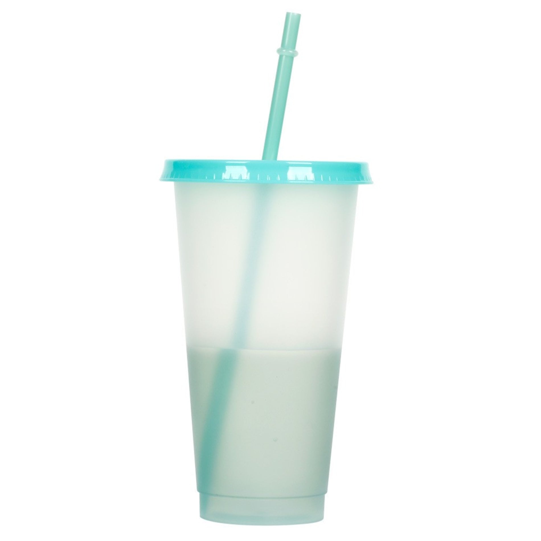 24oz Color Changing Cups With Lids And Straws