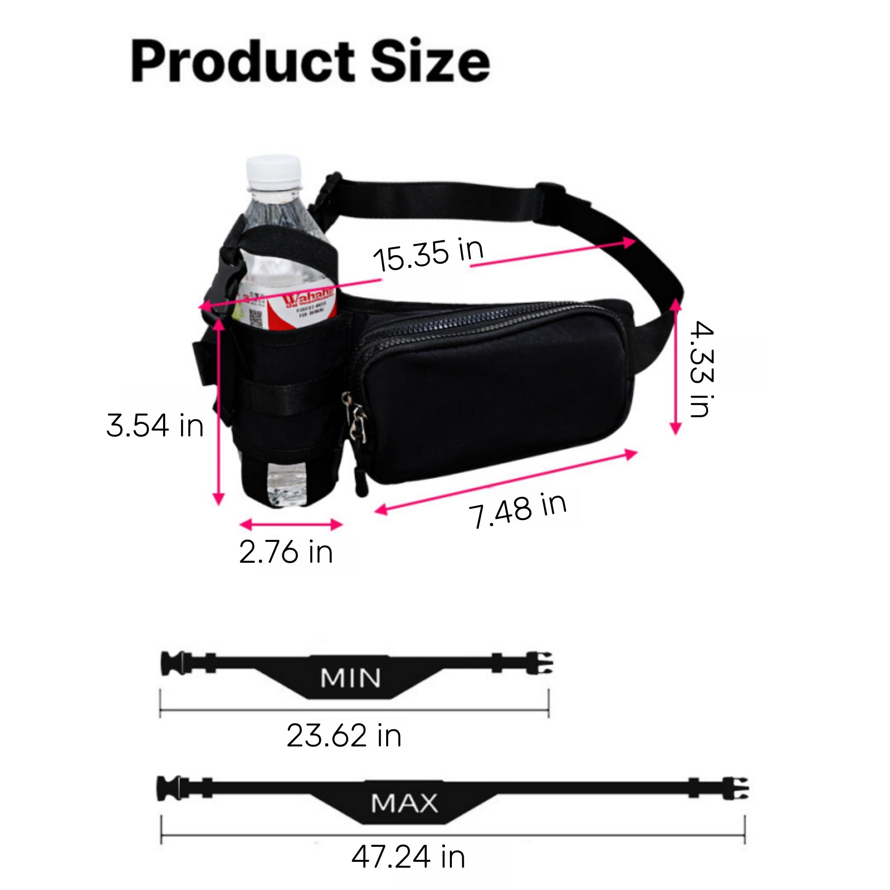 Large-Capacity Sports Fanny Pack