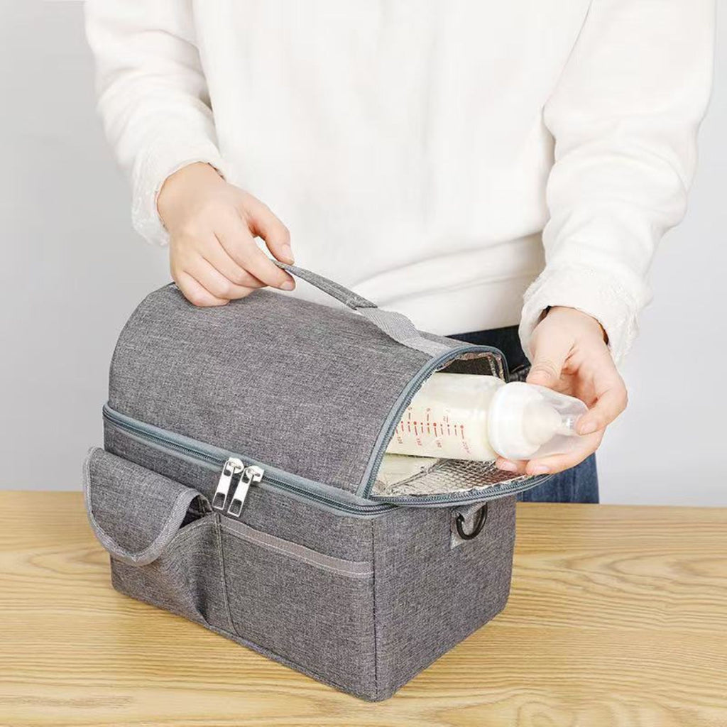 Large Double-Layer Insulated Bag