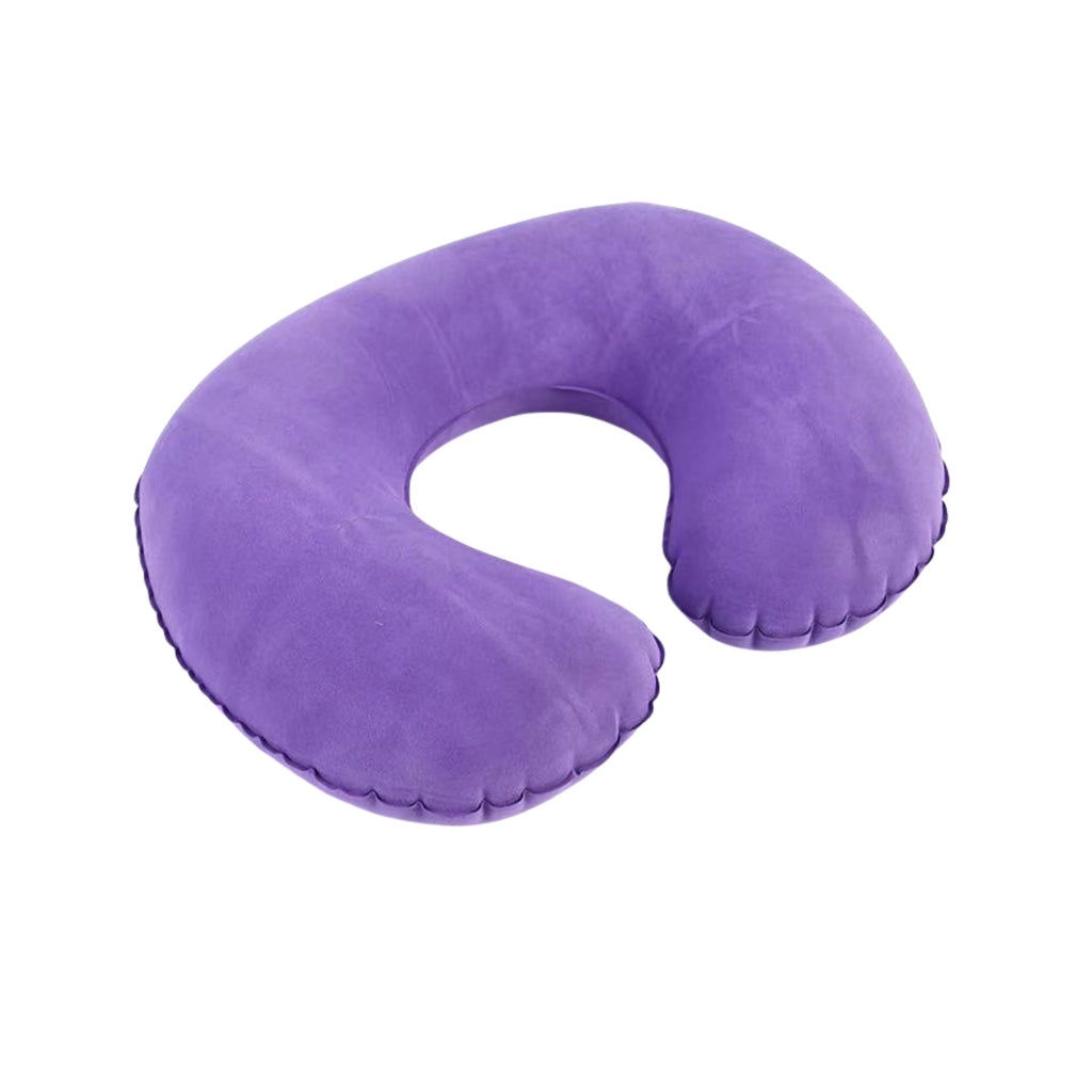 PVC Flocked Inflatable U - shaped Pillow