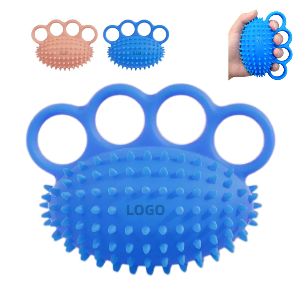 5LB Silicone Grip Ball Stress Ball with 3D Massage Nodes