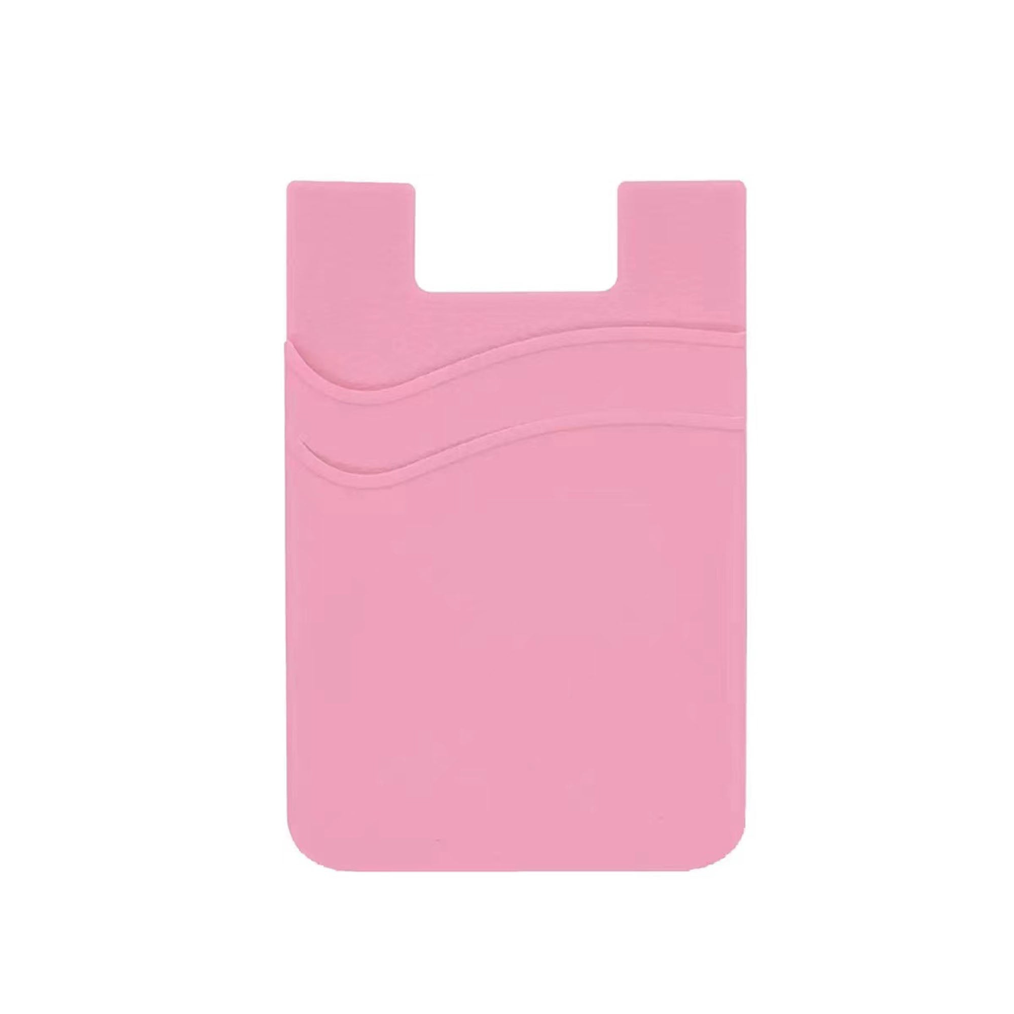 Silicone Double - Layer Phone Card Holder Back Sticker