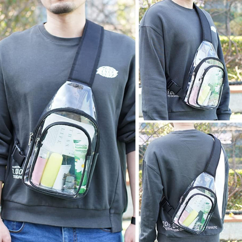 Clear PVC Sling Bag