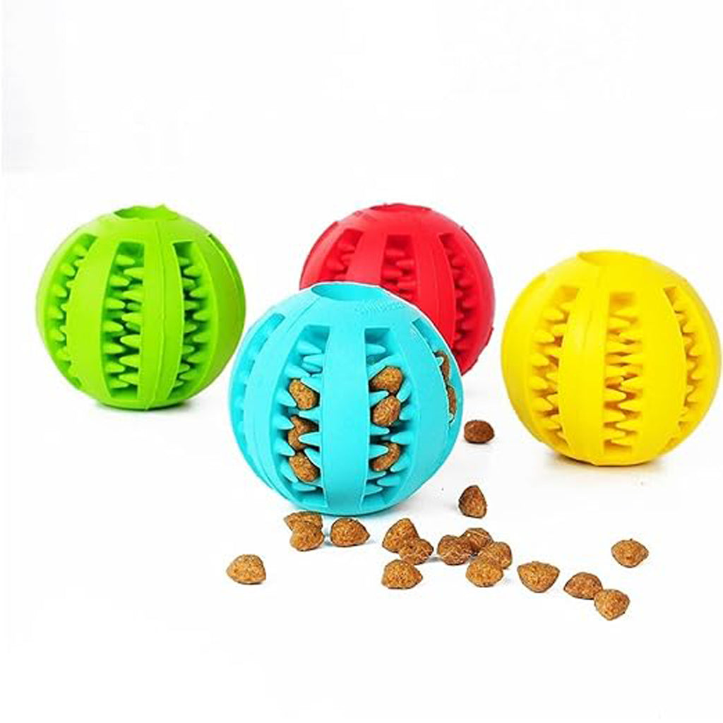 Milk Scented Rubber Dog Chew Pet Ball
