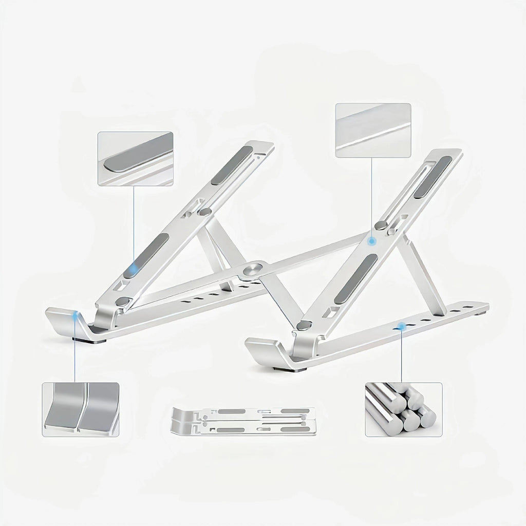 Aluminum Foldable Computer Stand With Non-Woven Bag