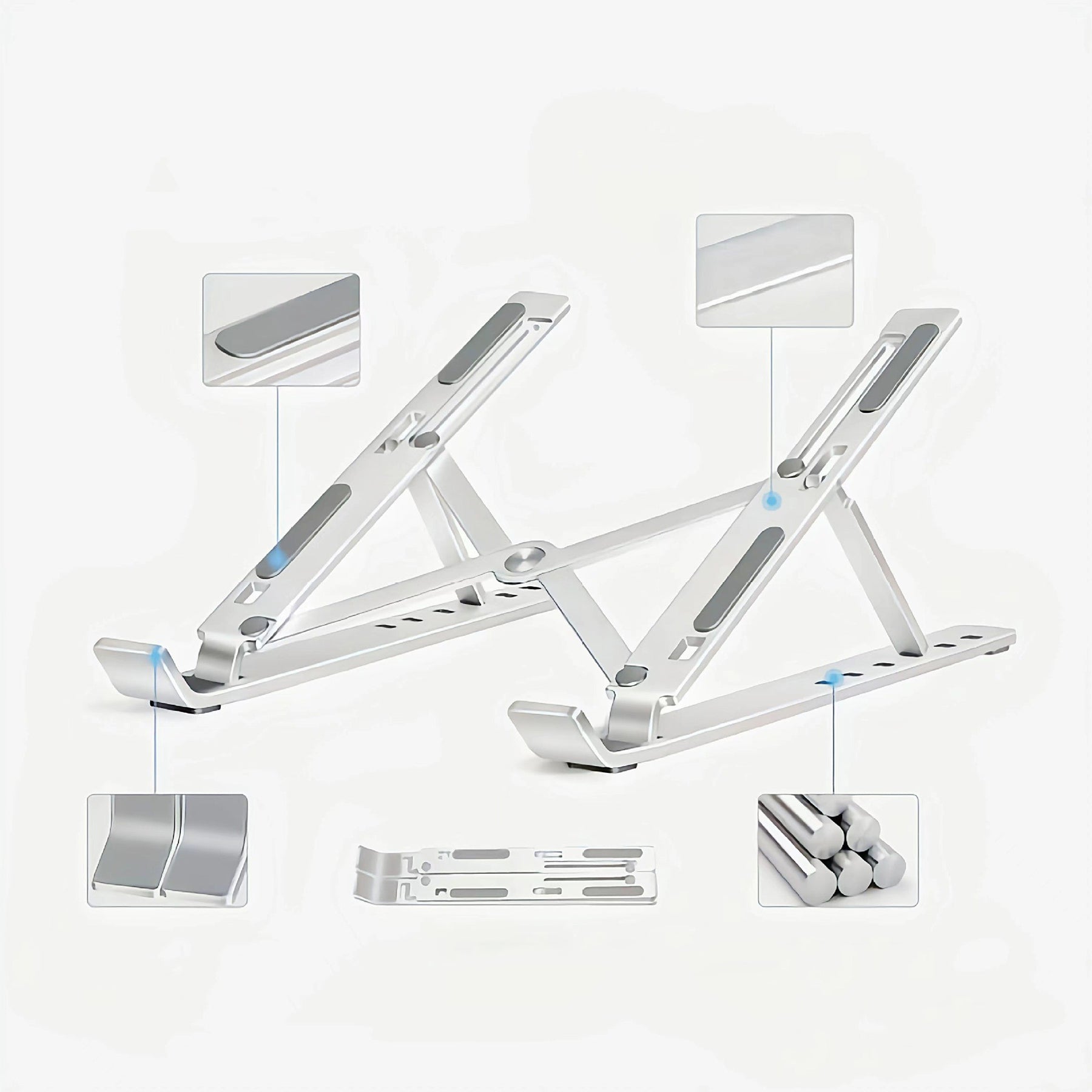 Aluminum Foldable Computer Stand With Non-Woven Bag