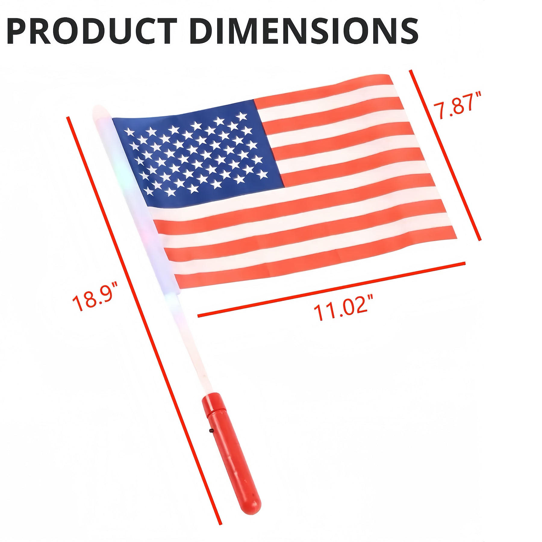 Led Lighting Waving Flag