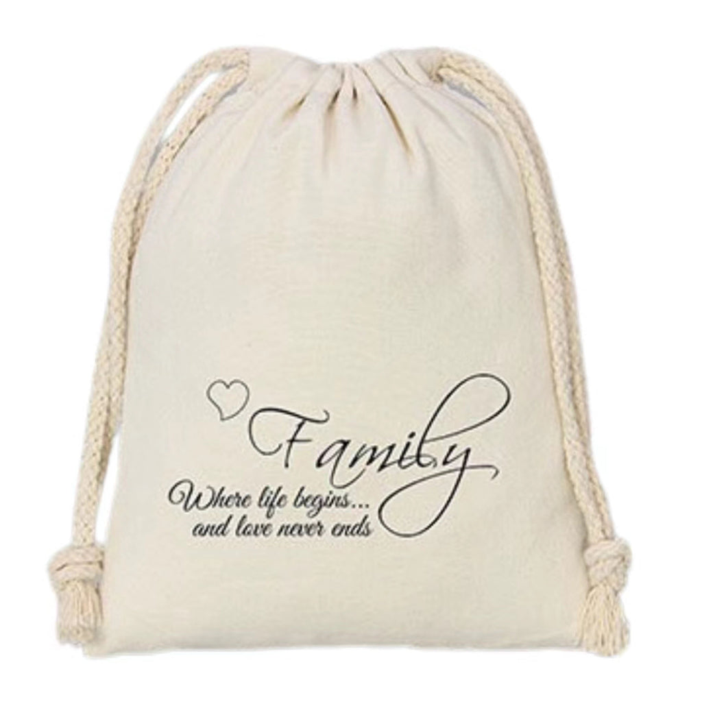 Mini Canvas Drawstring Pocket