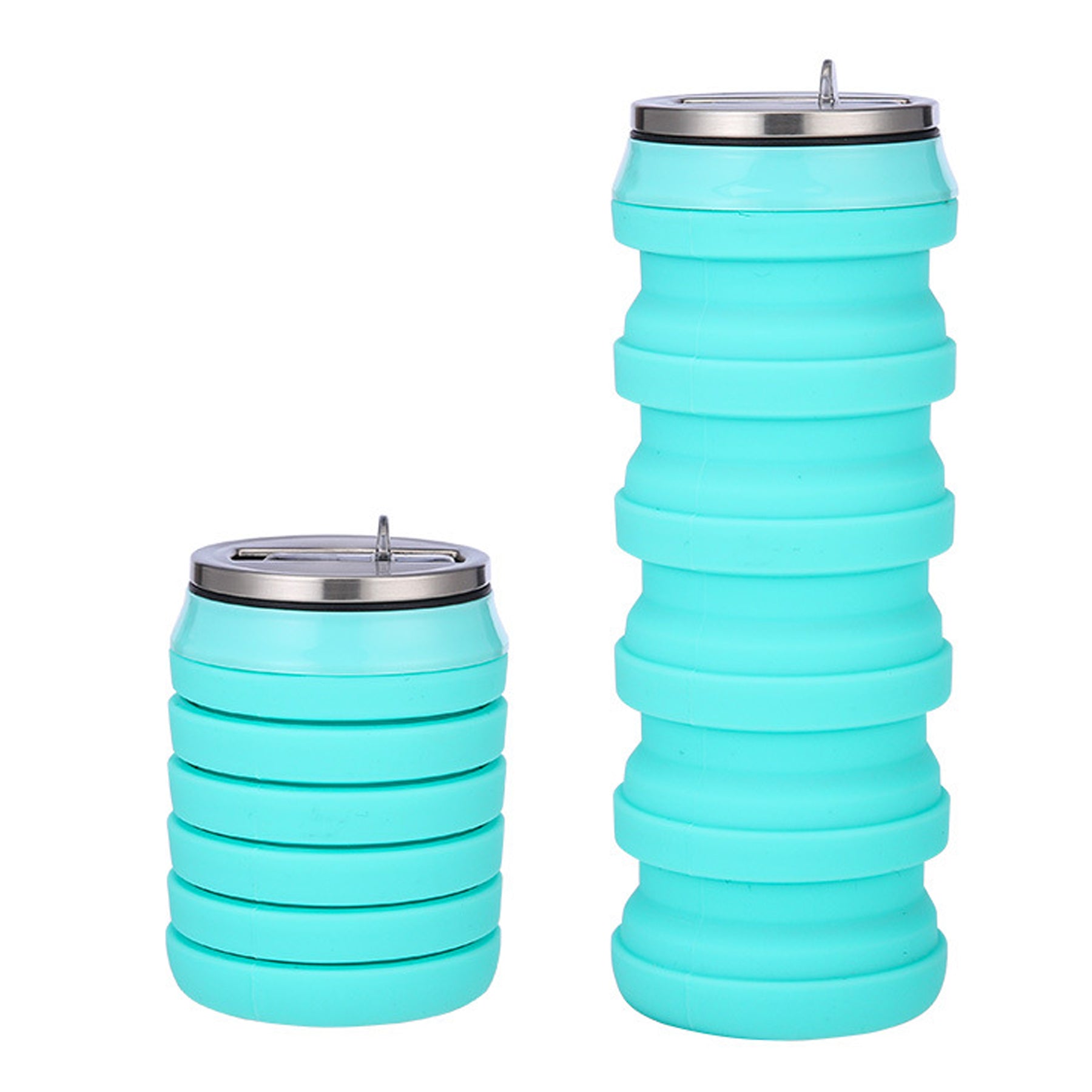 Silicone Foldable Can Telescopic Sports Water Bottle