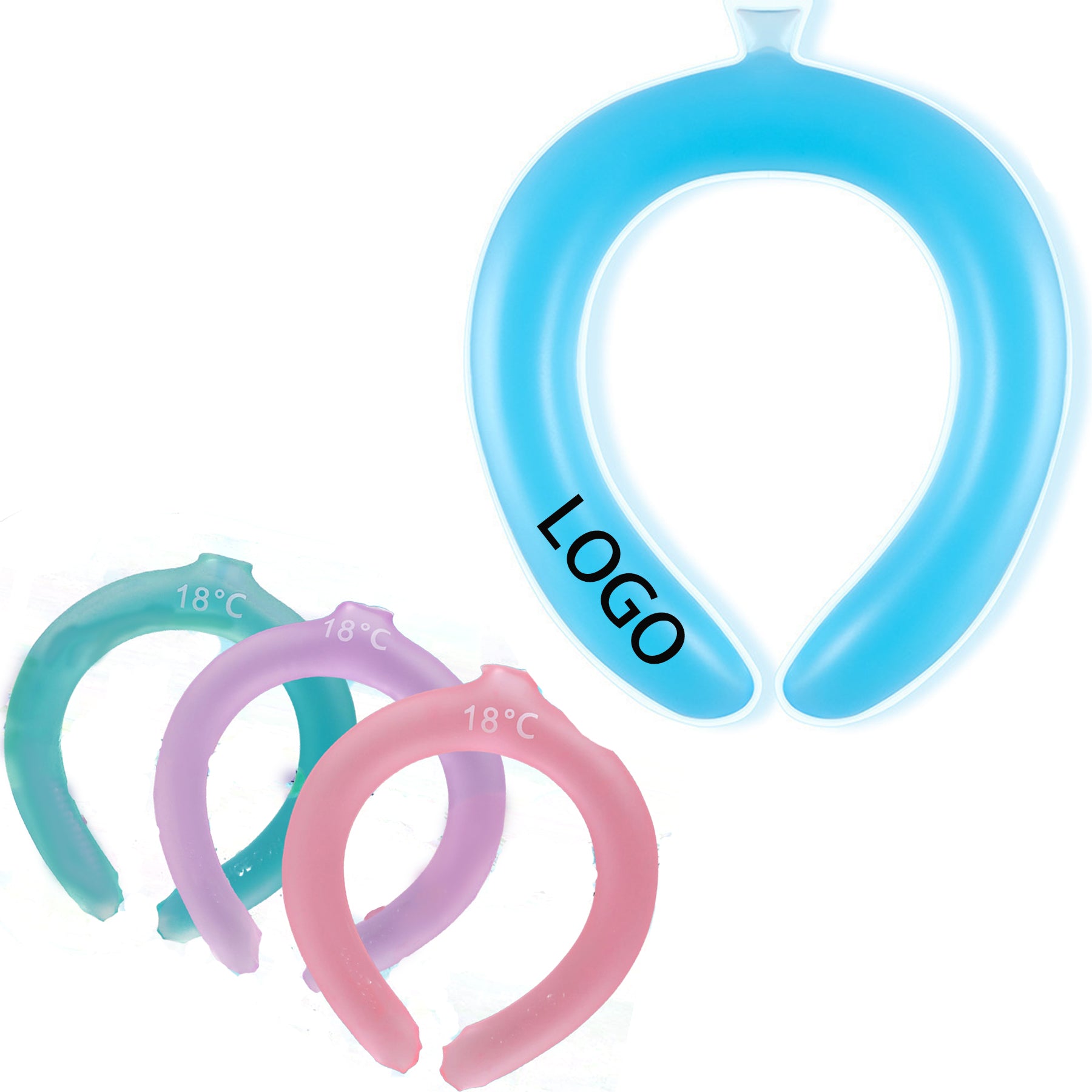 Heatstroke Prevention and Cooling Ice Neck Ring