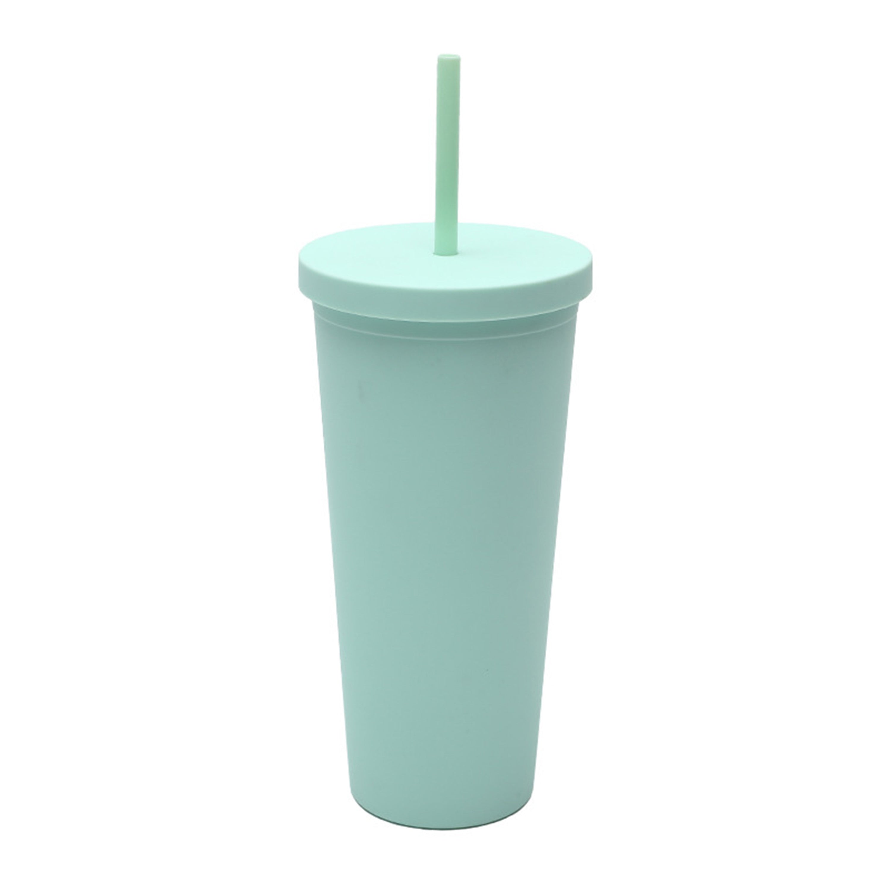 24 Oz. Modern Flat-Lid Plastic Tumbler