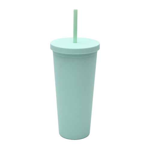 24 Oz. Modern Flat-Lid Plastic Tumbler