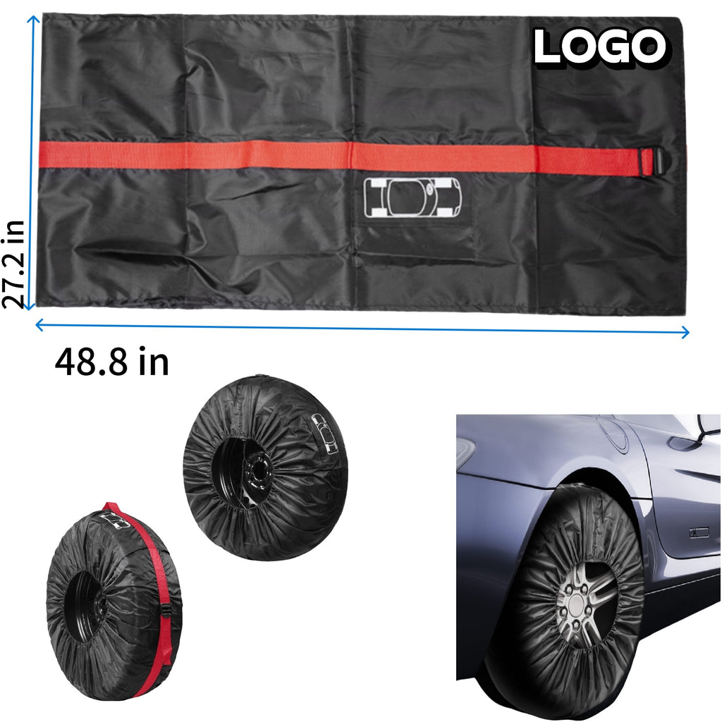 Spare Tire Cover 190T Polyester Snow Proof Shield