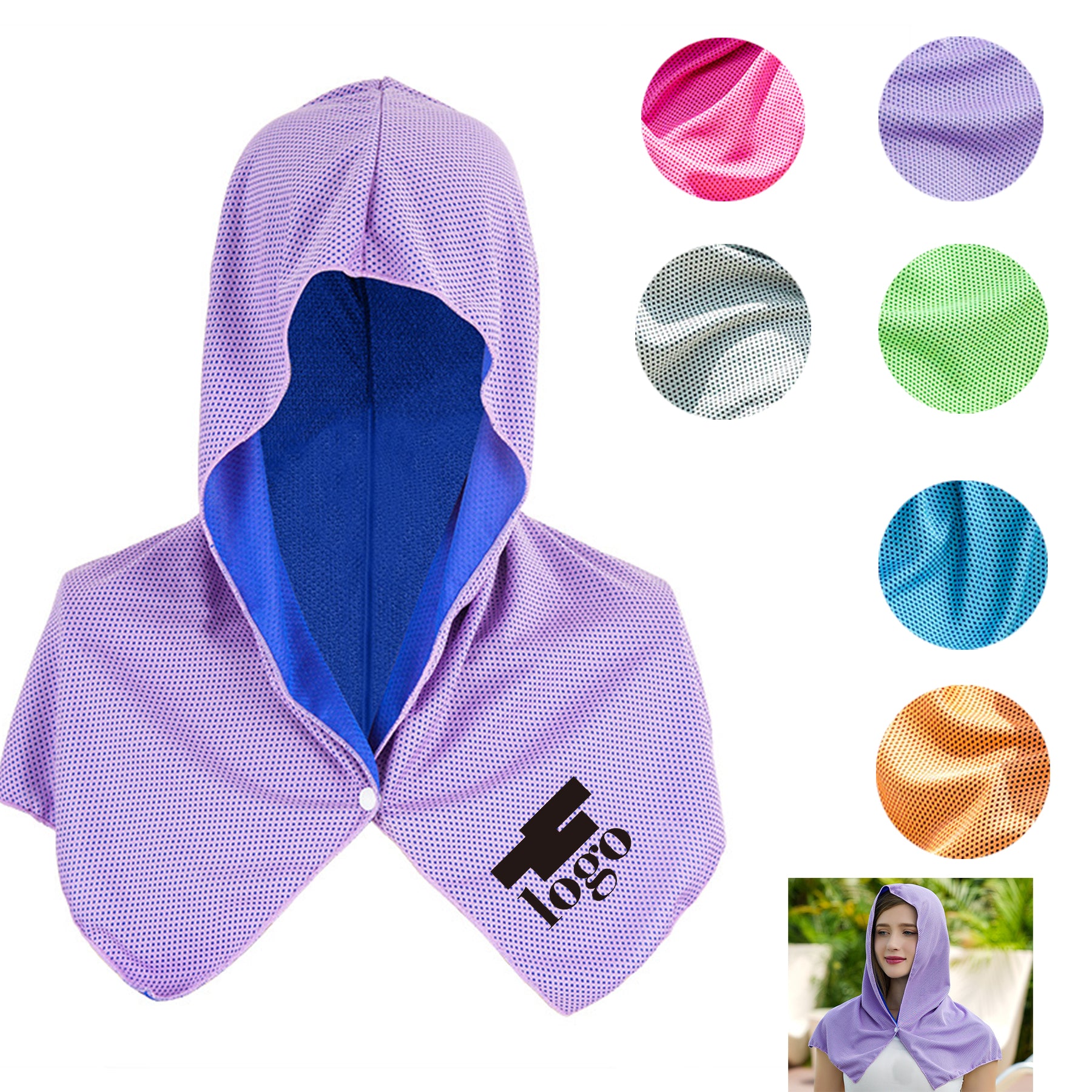 Quick Drying Cool Sunscreen Headscarf