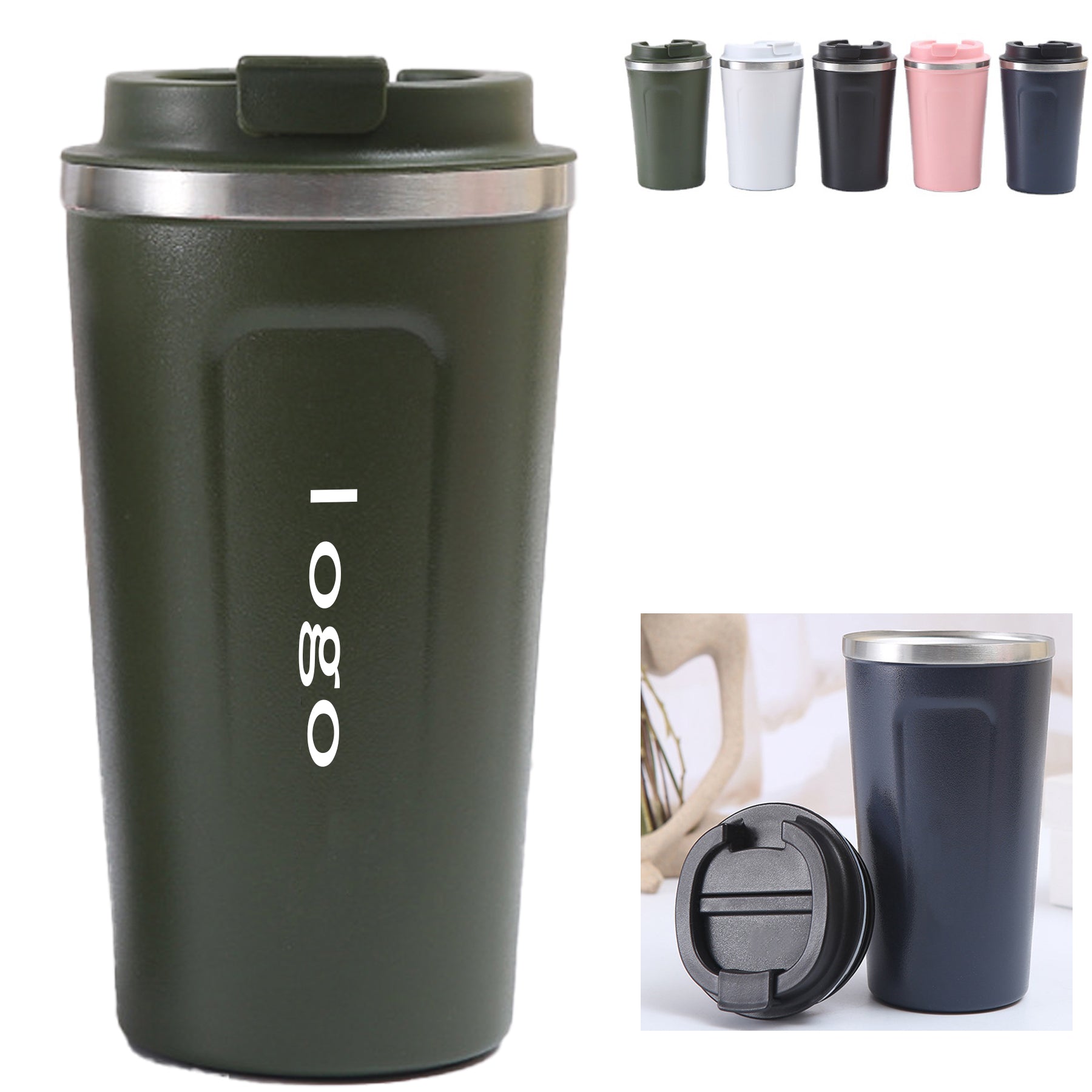 17 Oz. Stainless Steel Vacuum Coffee Cup