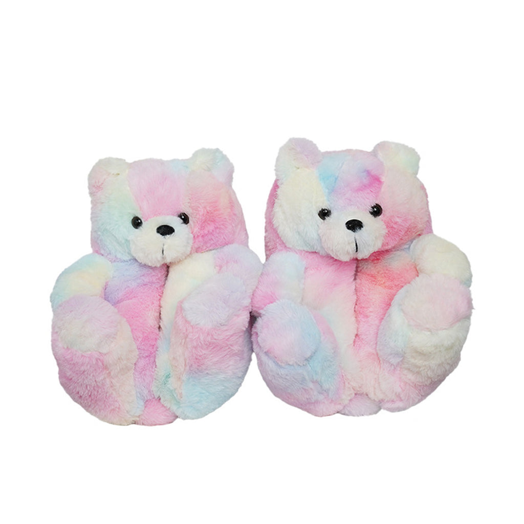 Teddy Bear Flooring Home Plush Slippers