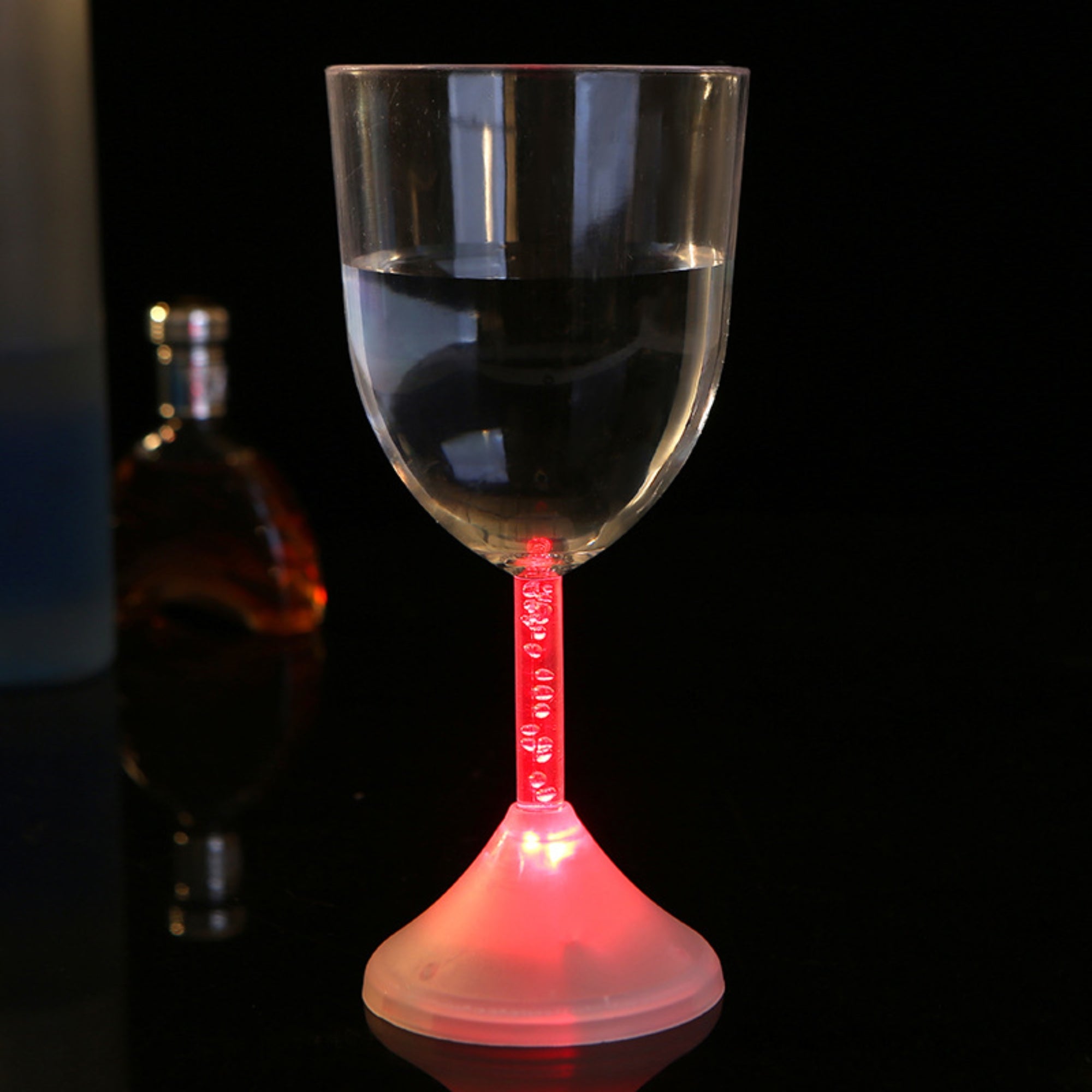 Multifunctional Led Lit Wine Glass With Seven Color Magic Transformation