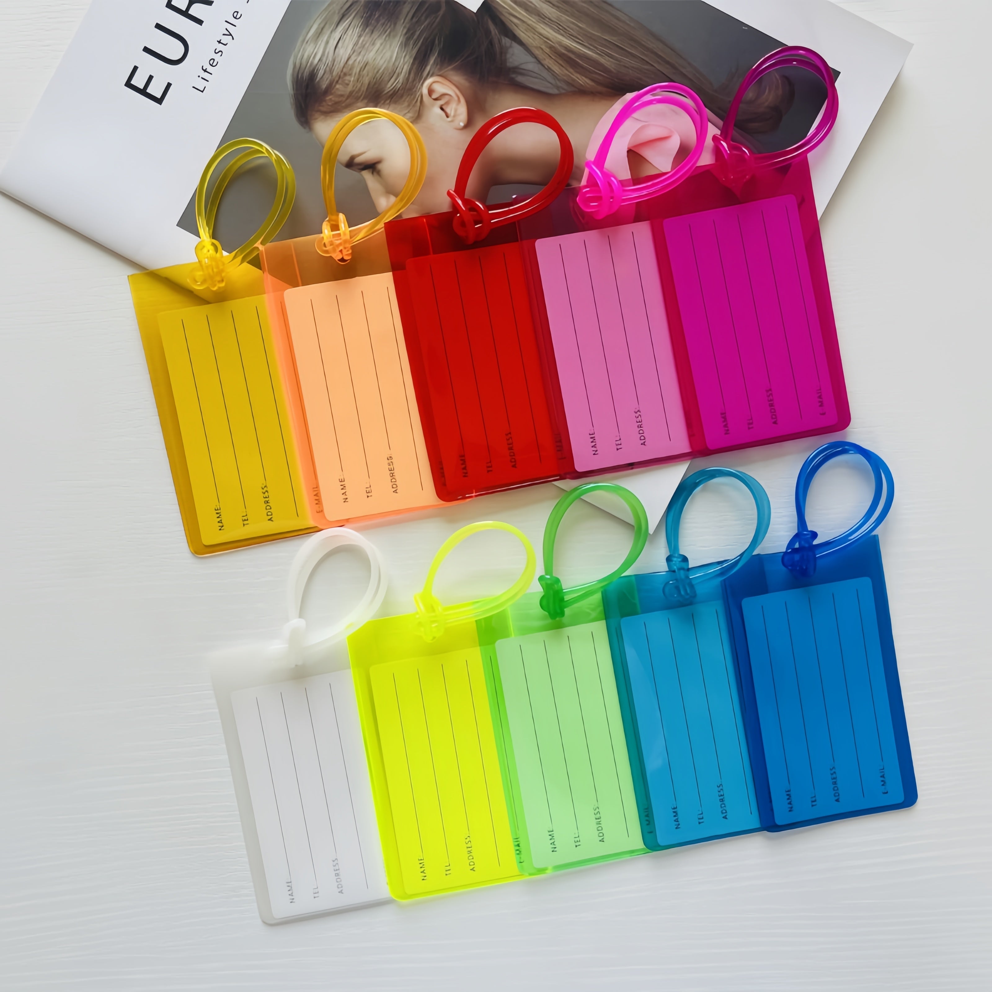 Colorful Luggage Tags