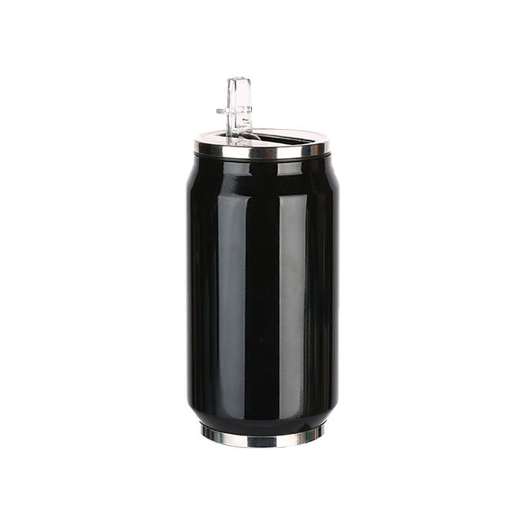 Stainless Steel Vacuum Cola Can Tumbler With Straw