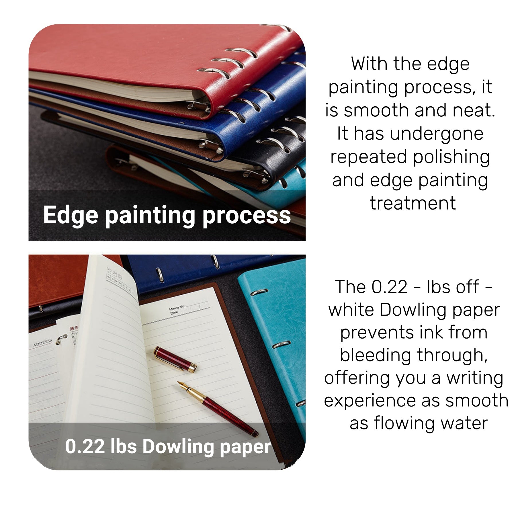 A5 Loose-Leaf Meeting Recording Notebook