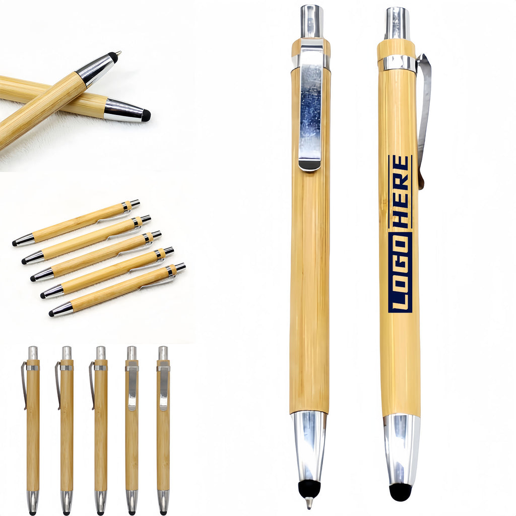 Bamboo Wooden Touch Screen Ballpoint Pen