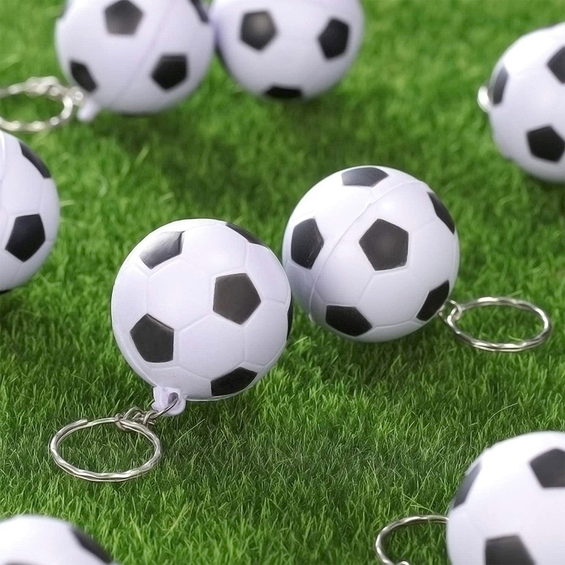 PU Soccer Key Ring