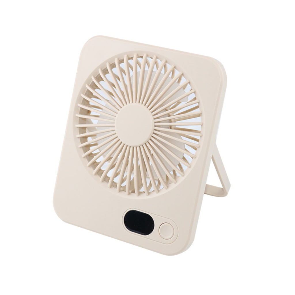 Slim Desk Fan Rechargeable Quiet Folding Handheld Portable