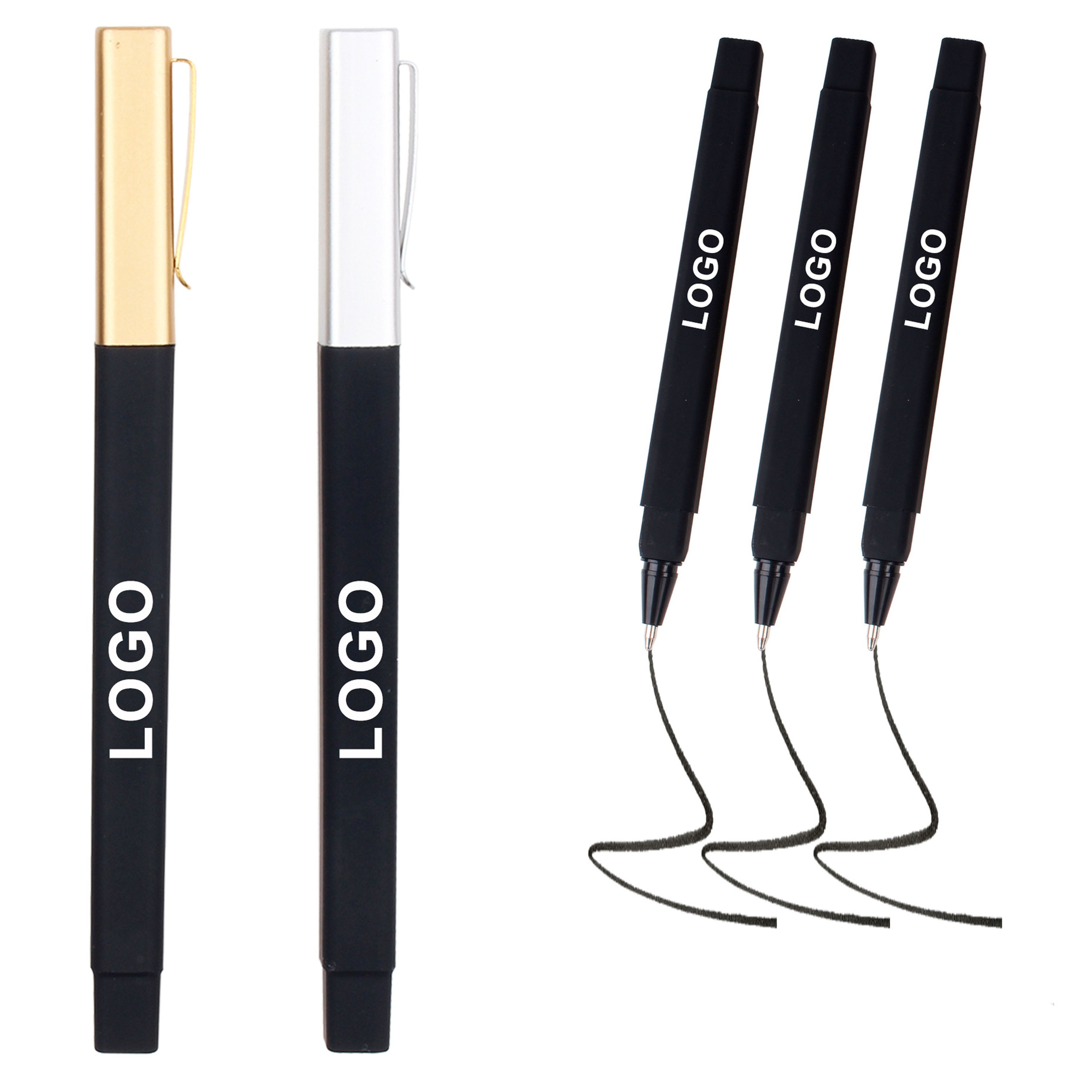 Black Abs Plastic Gel Pen