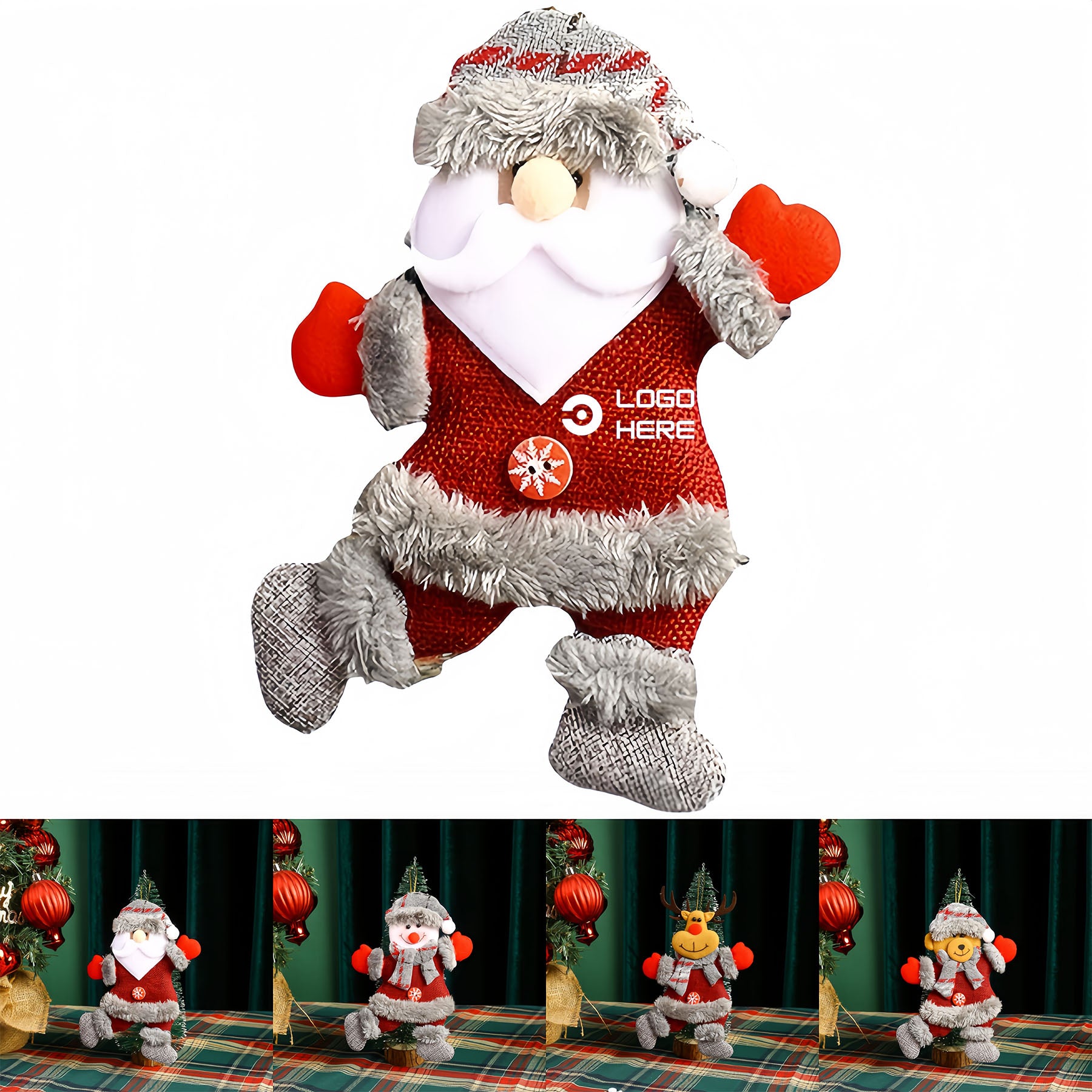 Christmas Plush Toy Pendant