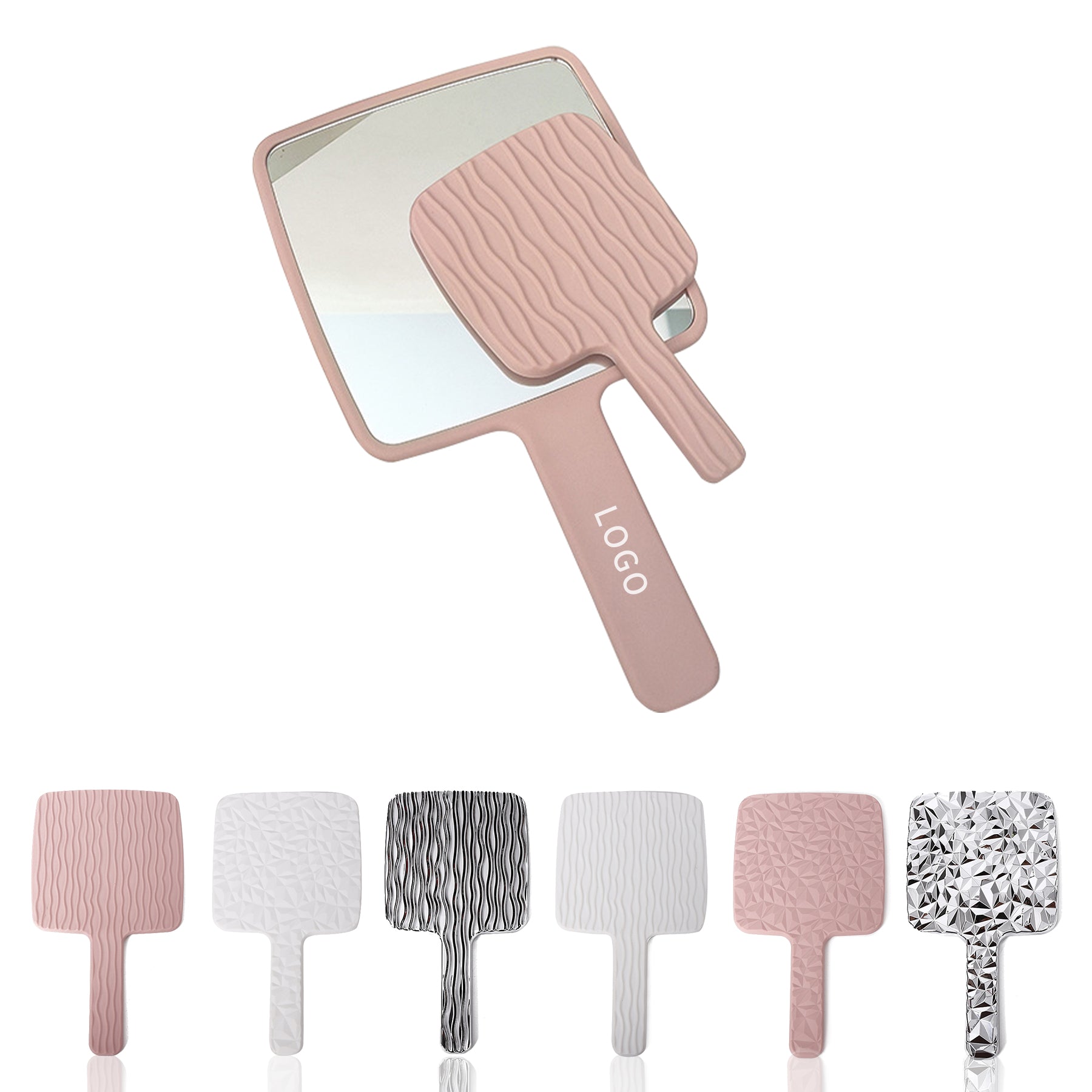 Uv Plating Portable Handheld Makeup Mirror